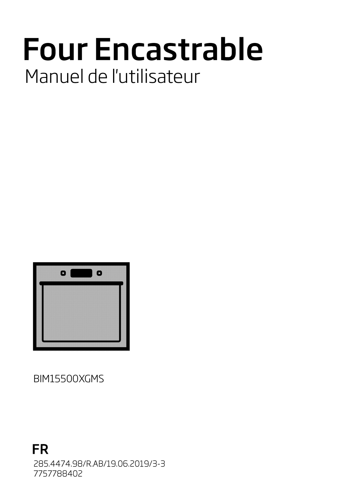 Beko BIM15500XGMS User manual