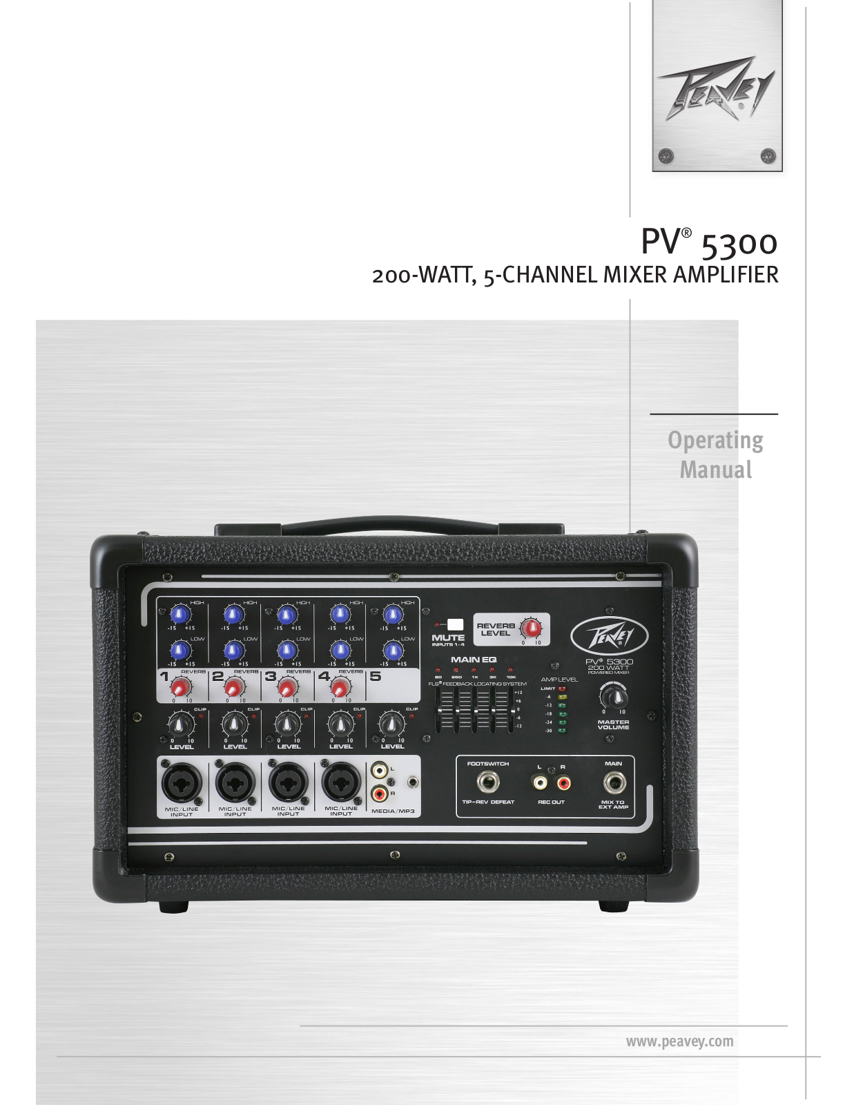 Peavey pv5300 User Manual