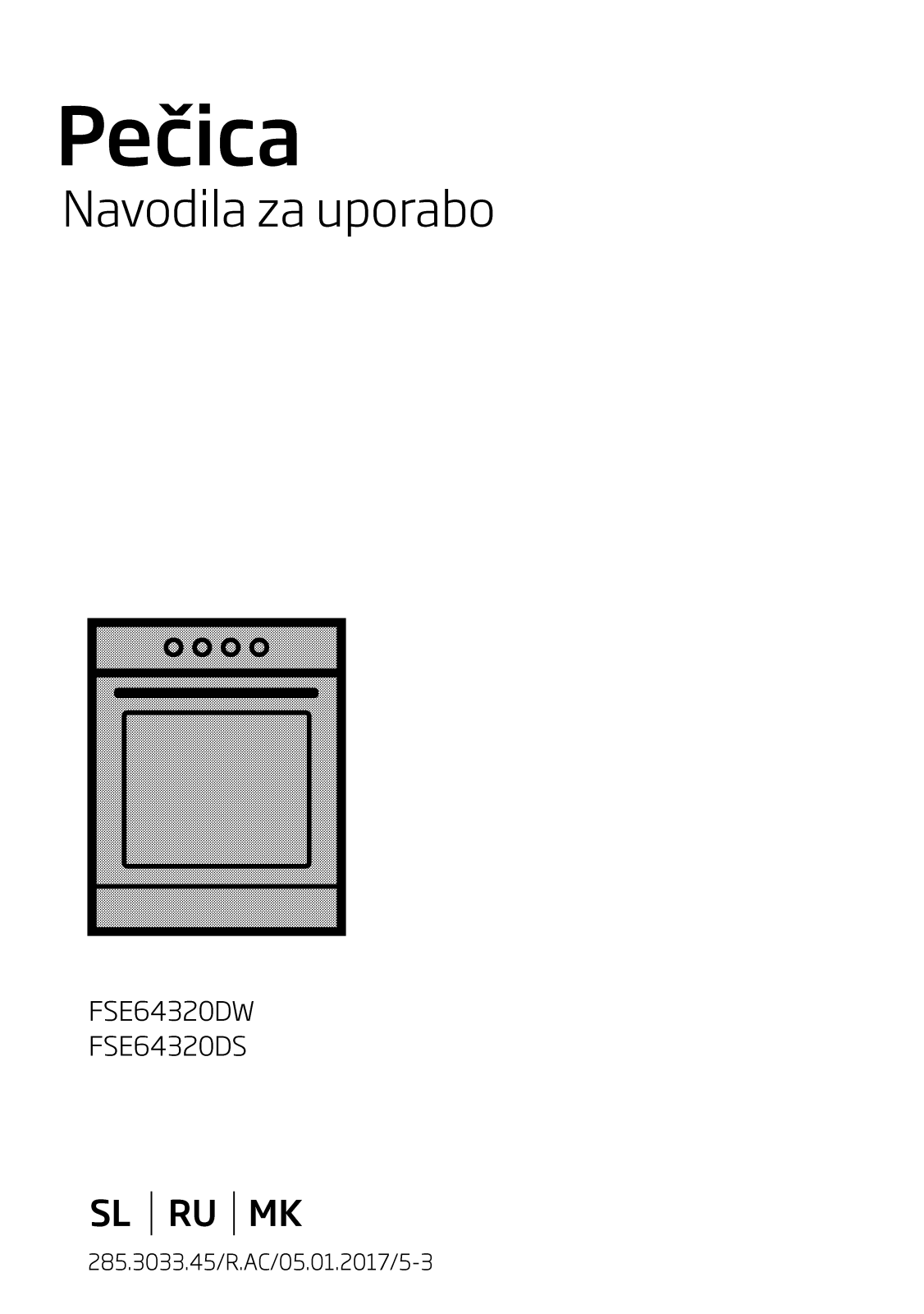 Beko FSE64320DW, FSE64320DS User manual