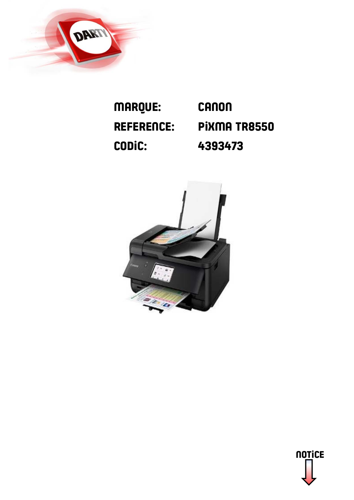 Canon TR 8550 User Manual