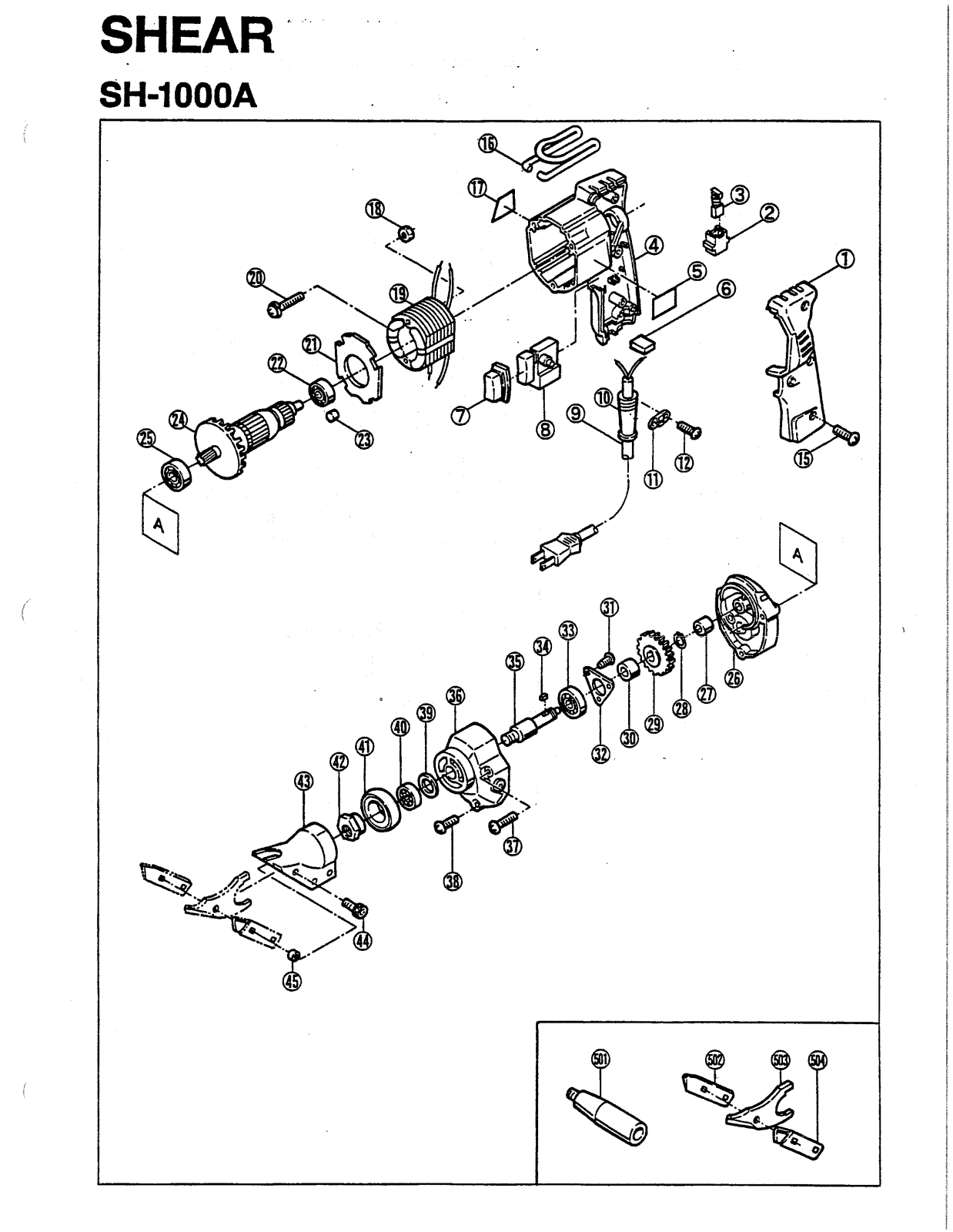 Ryobi SH1000A User Manual