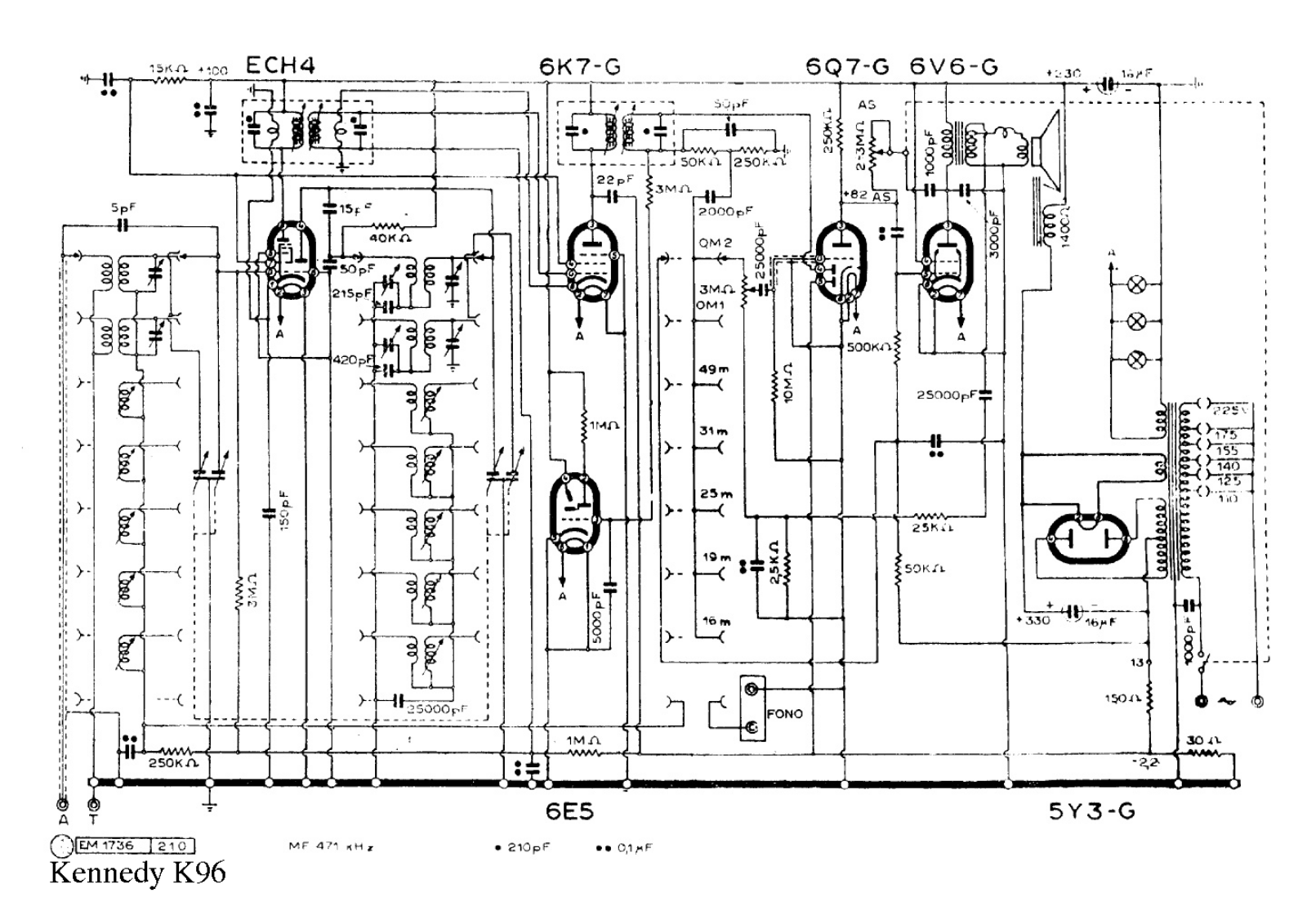 Kennedy k96 schematic