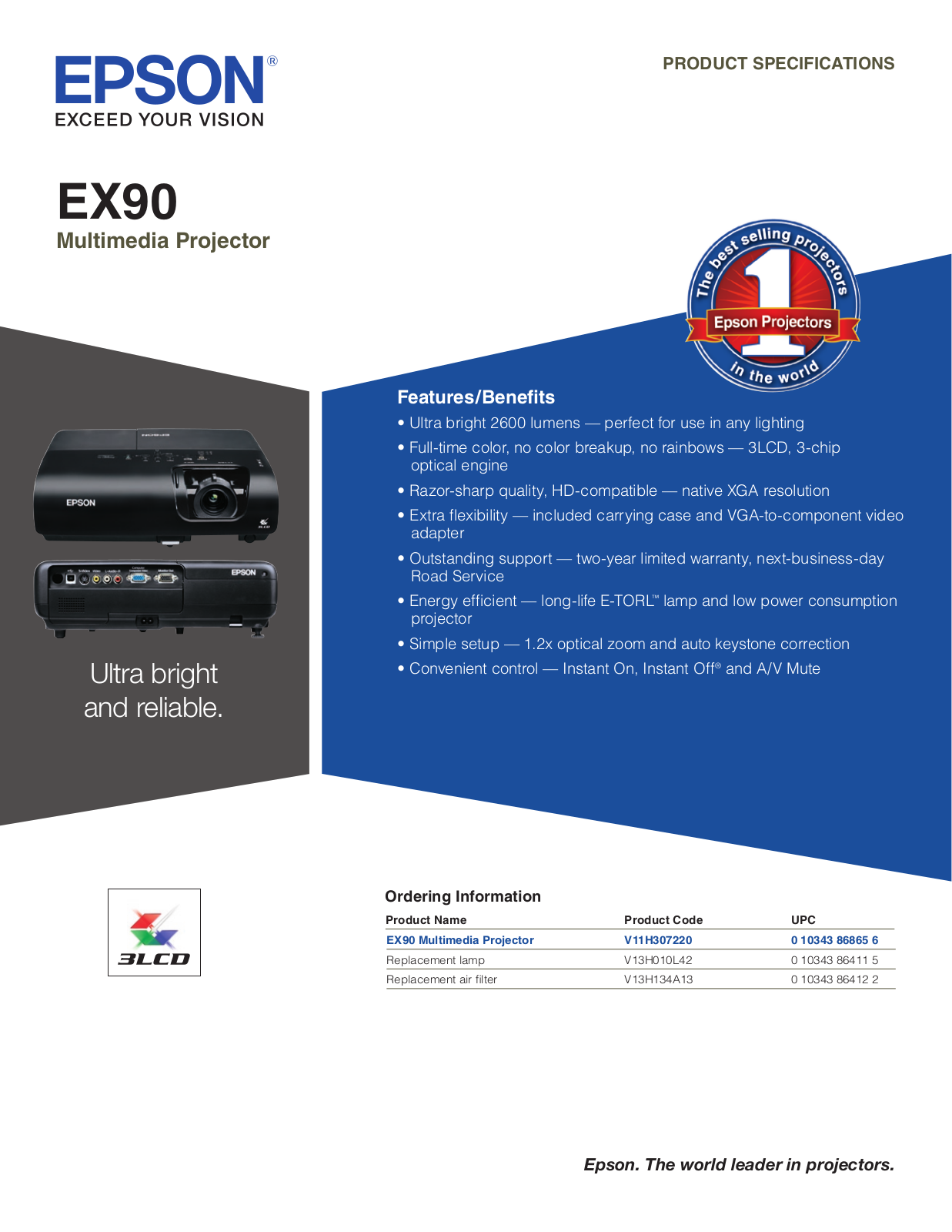 Epson EX90 Product Brochure