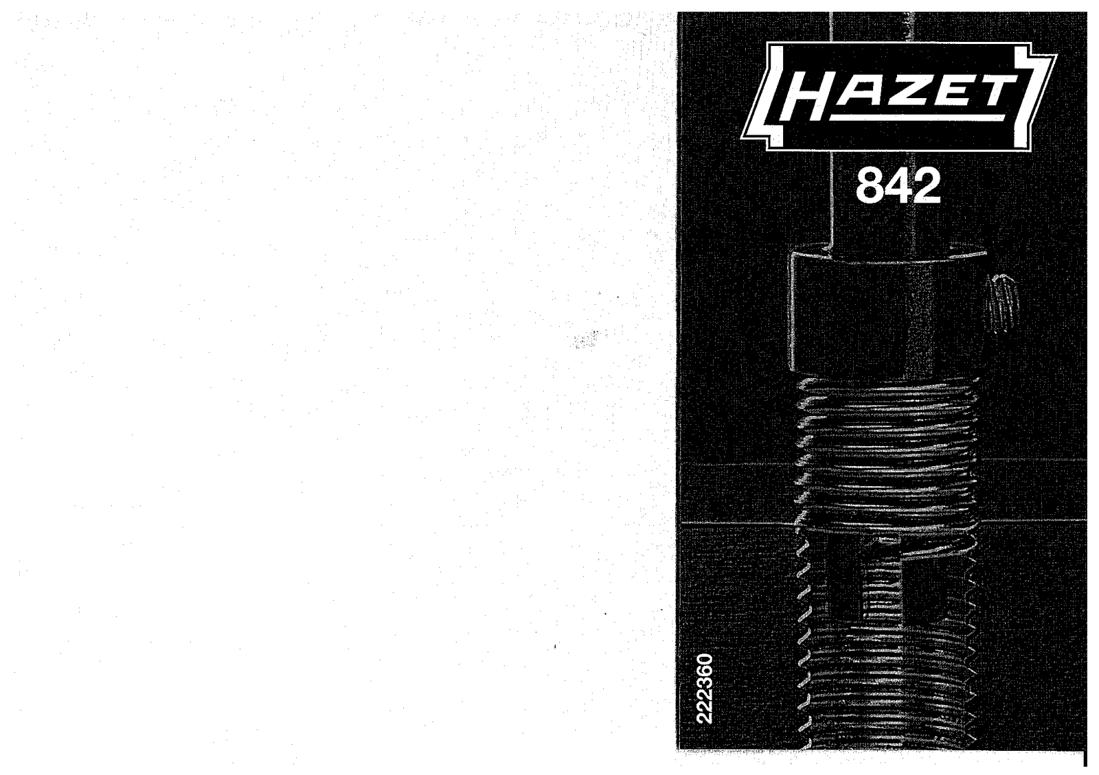 Hazet 842 User guide