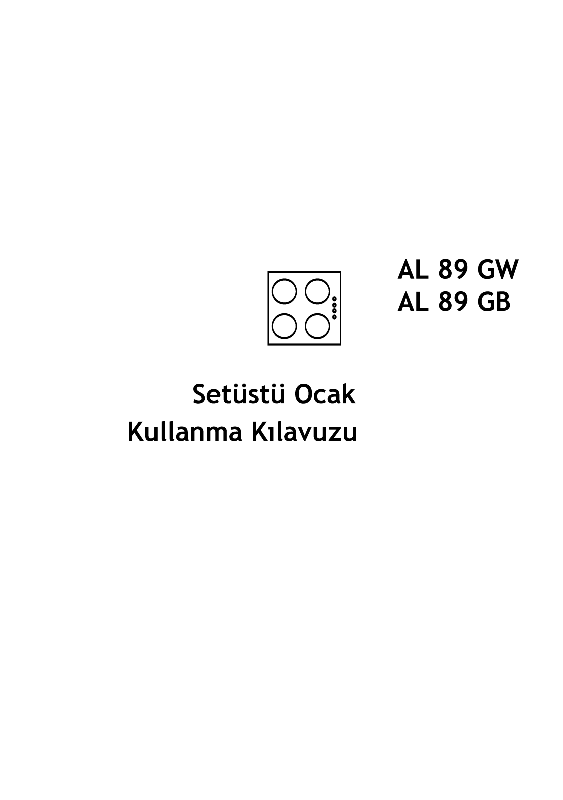 ALTUS AL89GW User manual