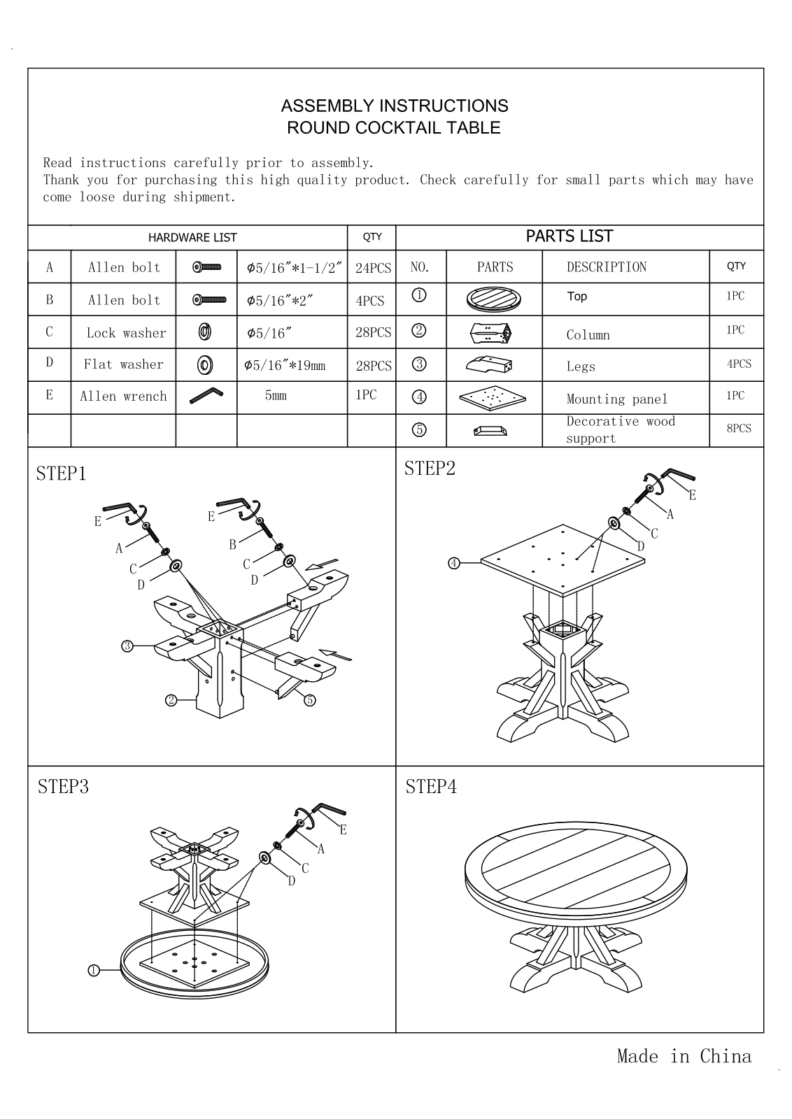Foundstone W001013645 Assembly Instructions - ManualMachine.com