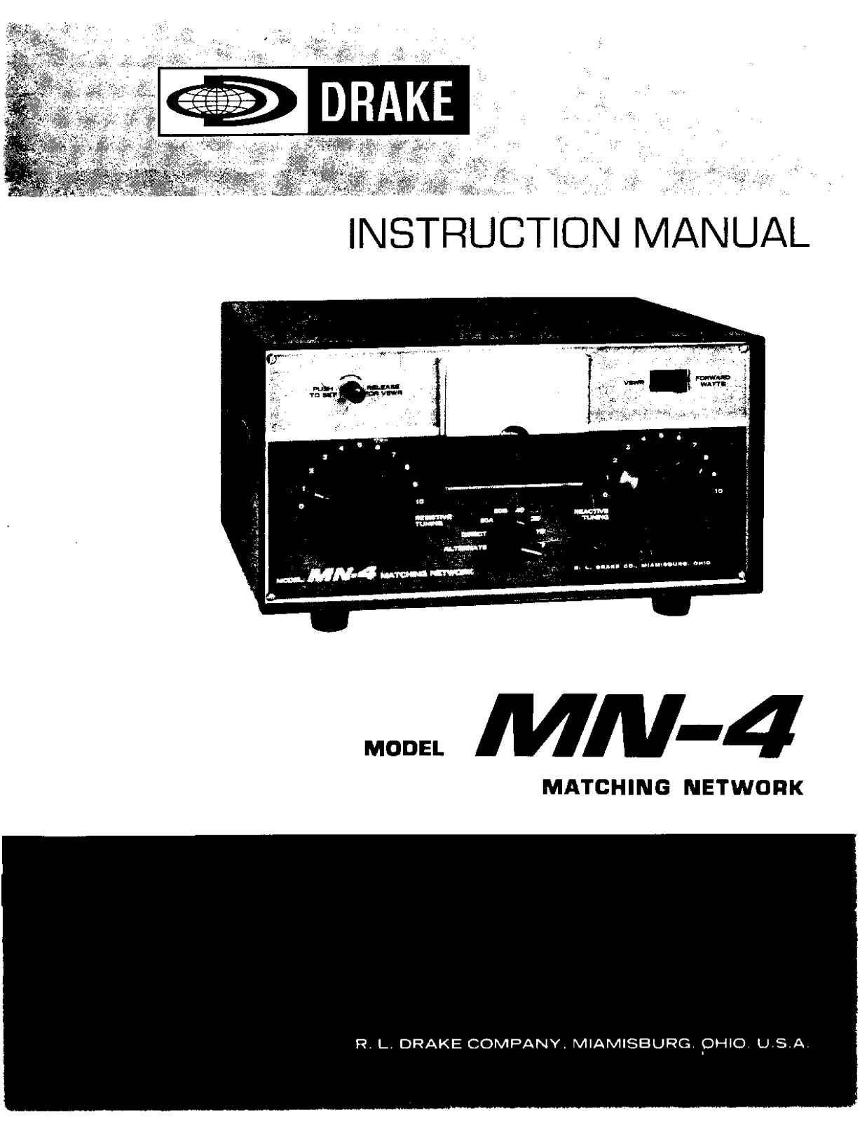 Drake MN-4 Service manual