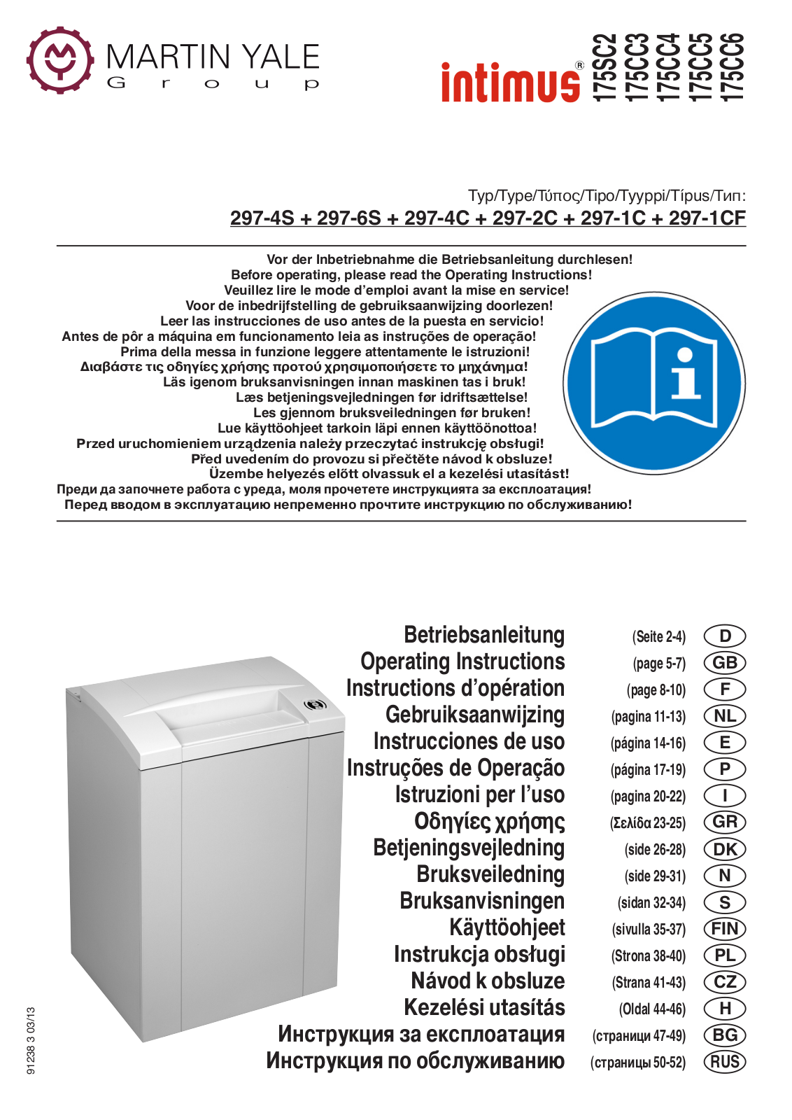 intimus 175 CC4 User Manual - ManualMachine.com