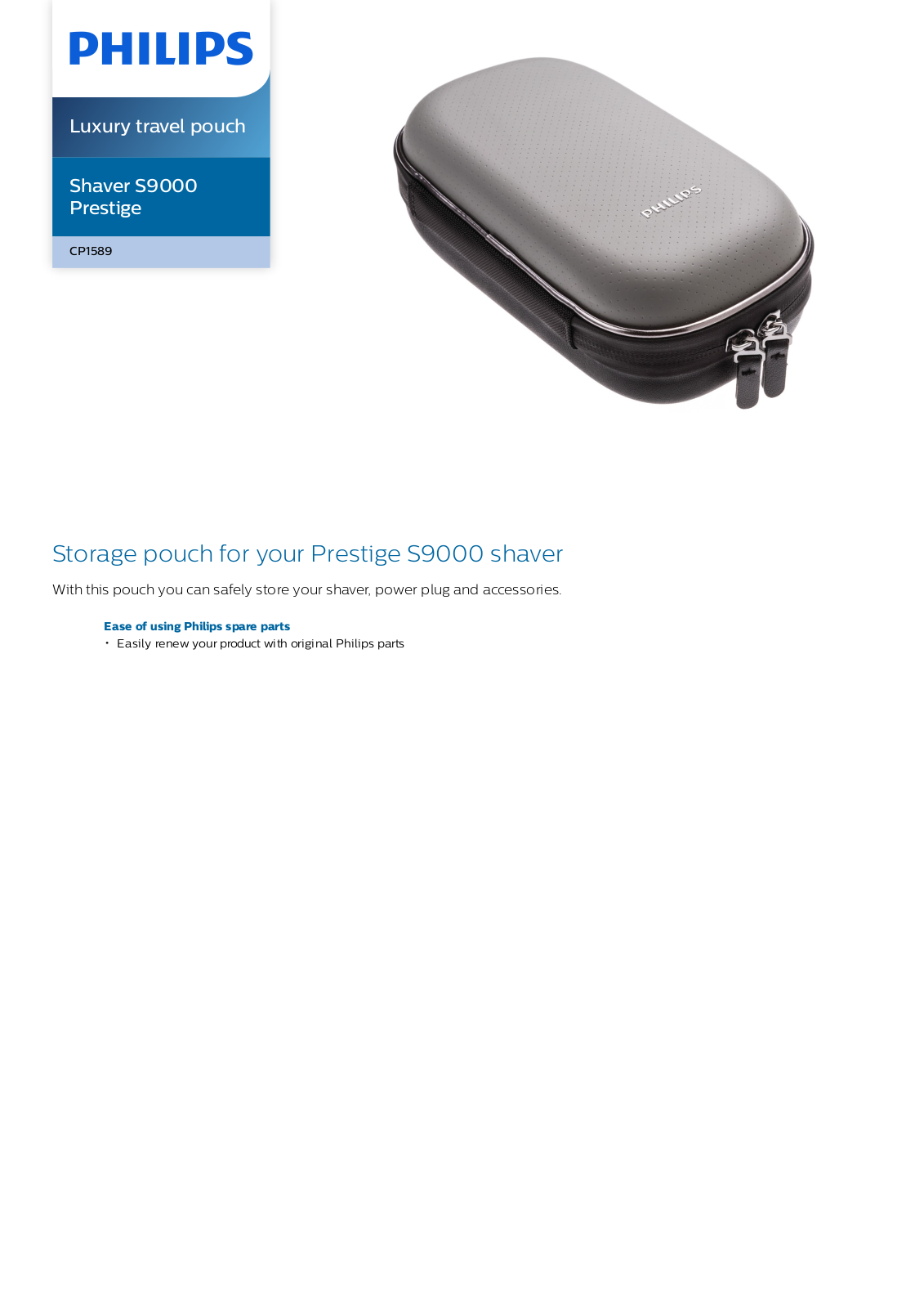 Philips CP1589/01 leaflet - ManualMachine.com