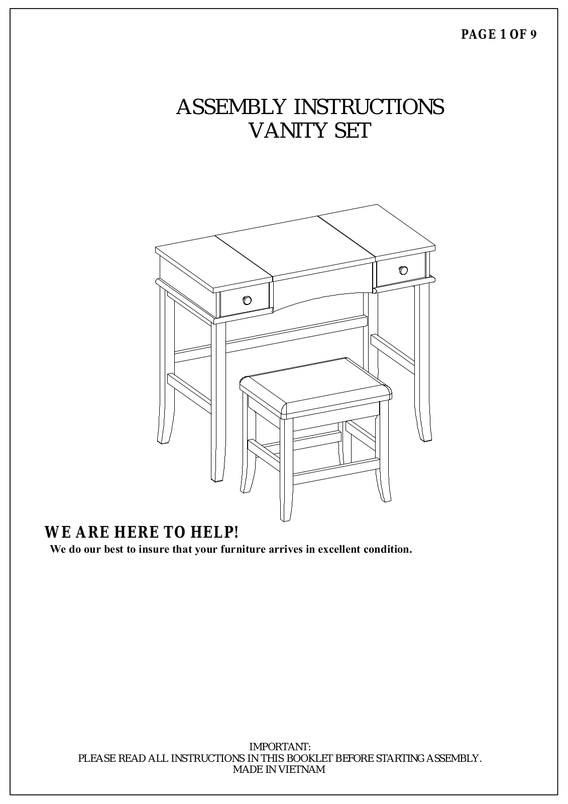 Red Barrel Studio W005163090 Assembly Instructions - ManualMachine.com