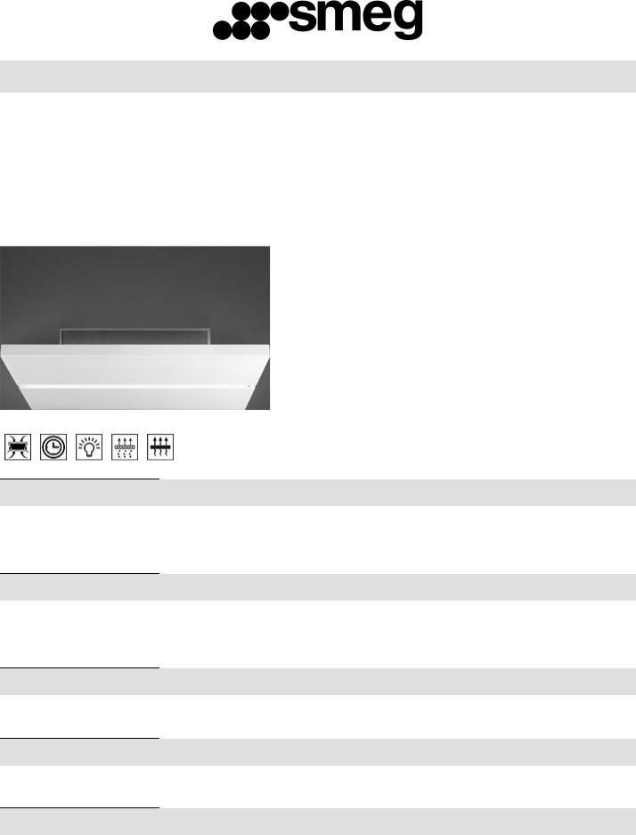 Smeg KSCF90B Technical sheet