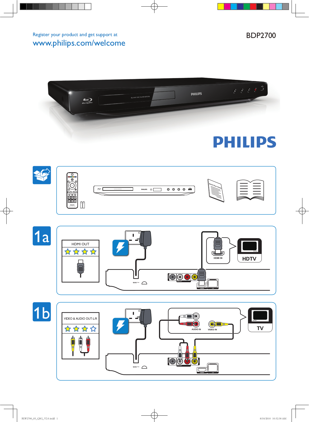 Philips BDP2700-05 User Manual