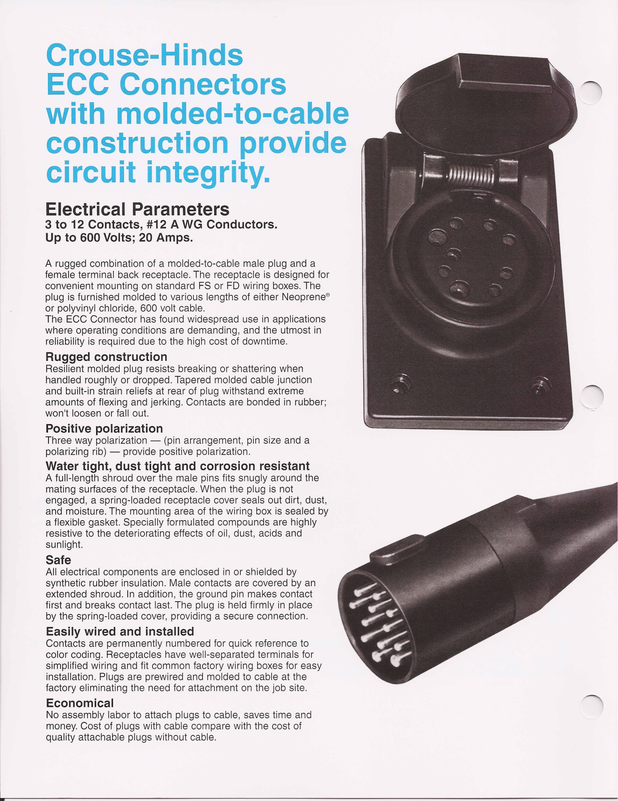 Joy Cooper Interconnect ECC Connectors Catalog Page