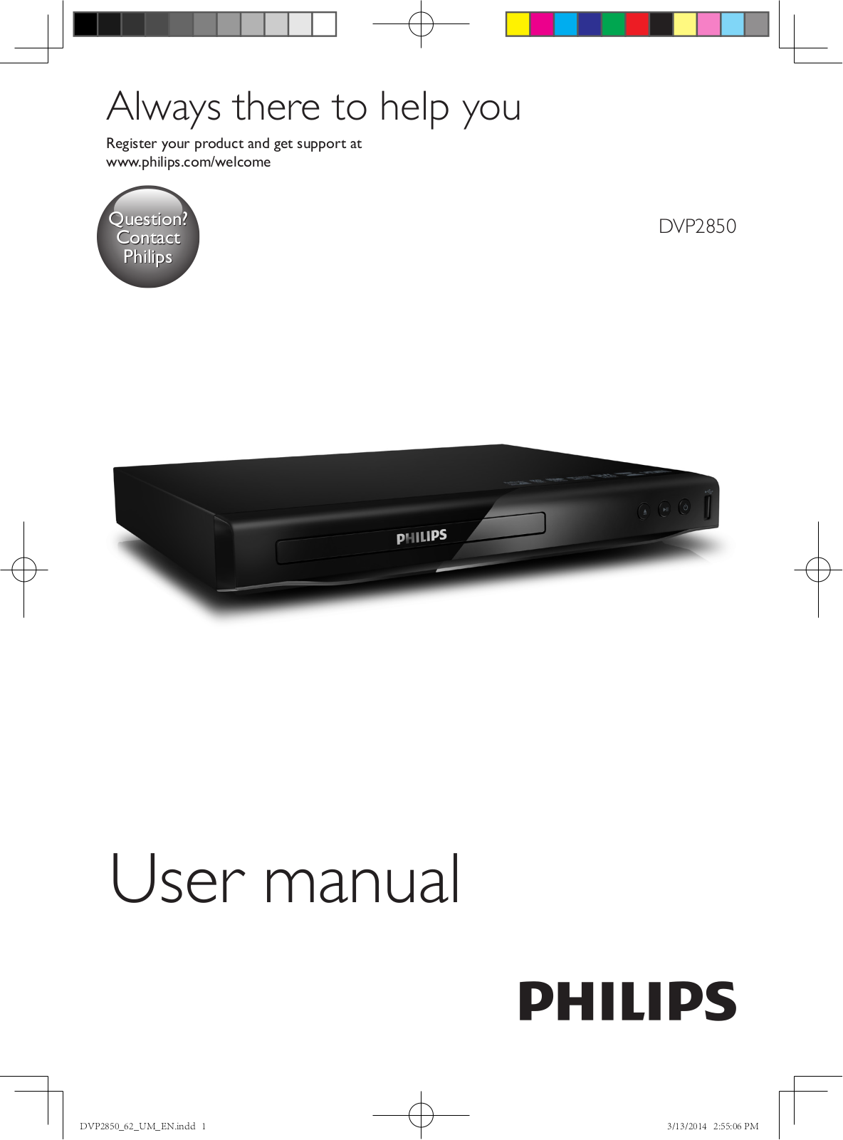 Philips DVP2850/62 user manual - ManualMachine.com