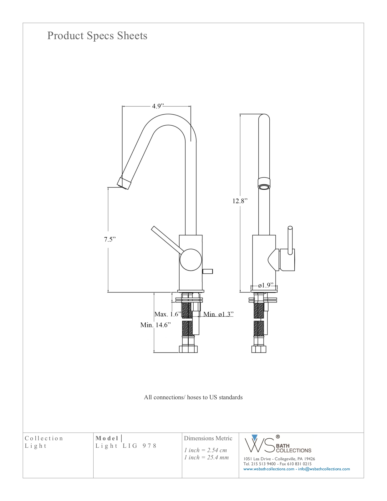 WS Bath Collections WSO3263 Specifications - ManualMachine.com