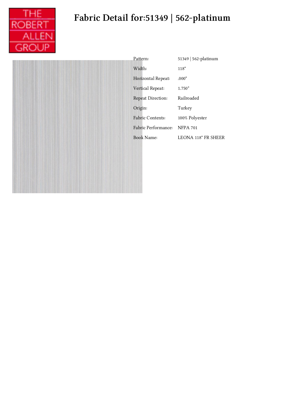 Duralee CRAL4260 Specifications - ManualMachine.com