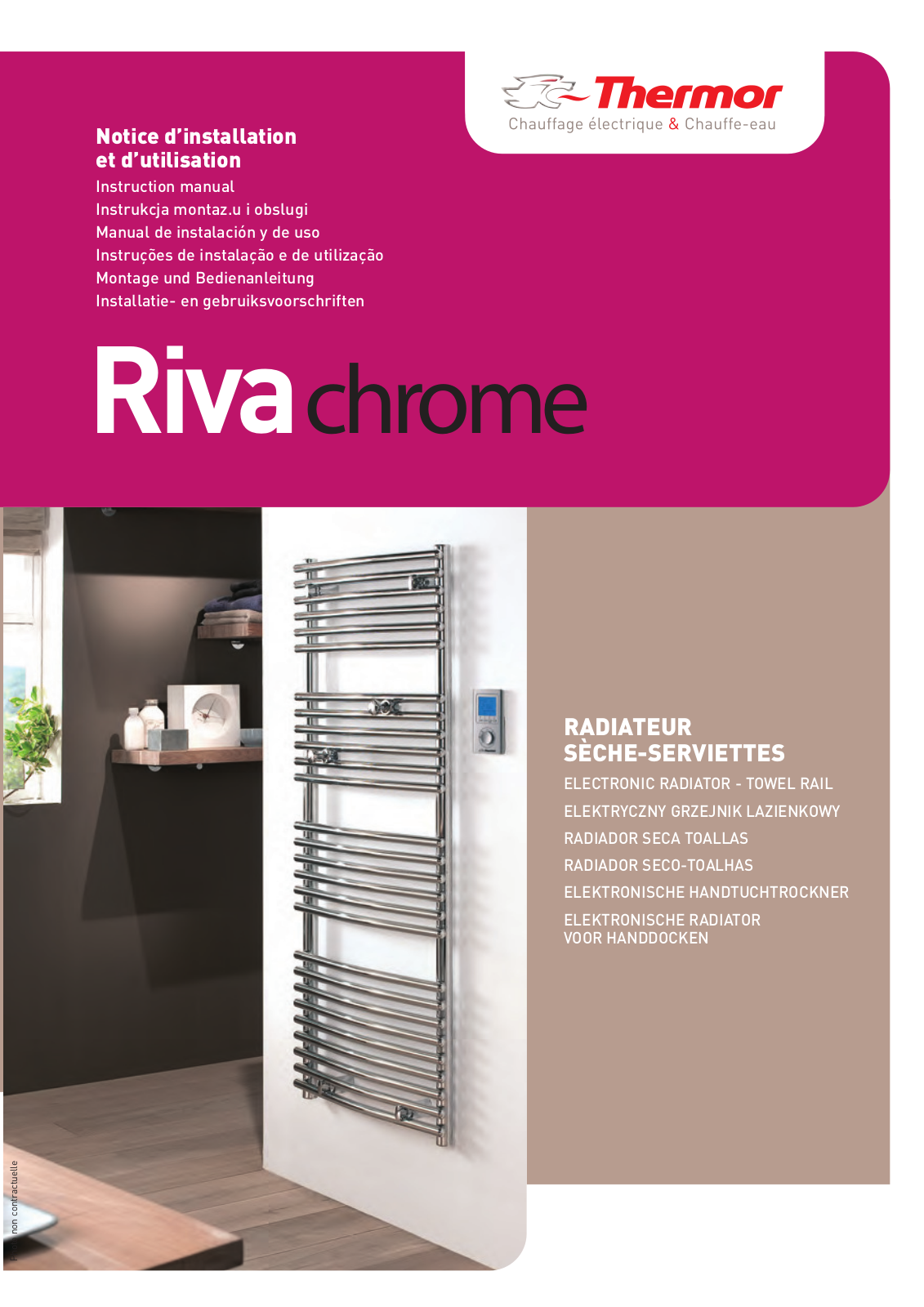 THERMOR RIVA CHROME User Manual