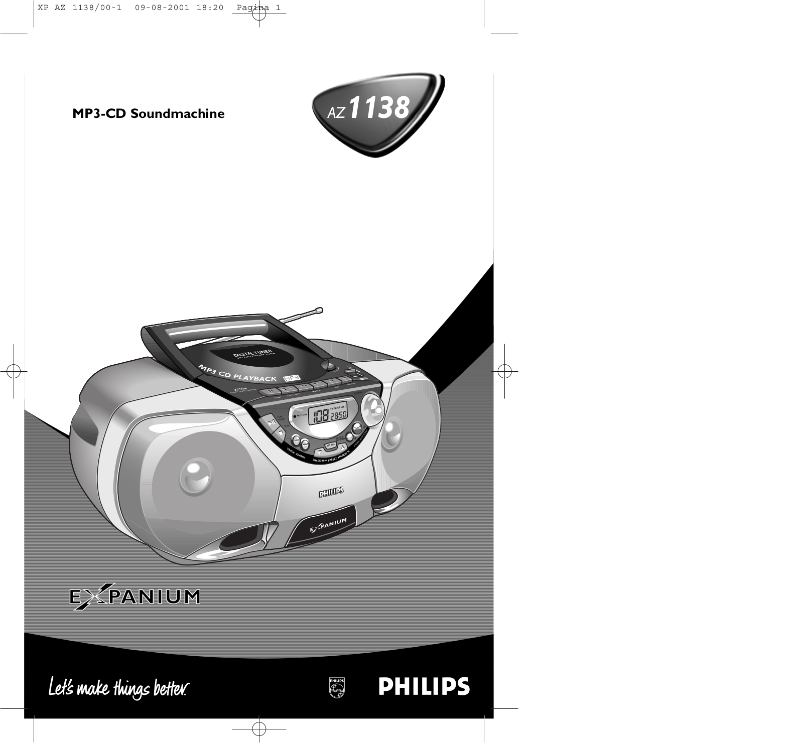 Philips AZ1138/01, AZ1138/17 User Manual