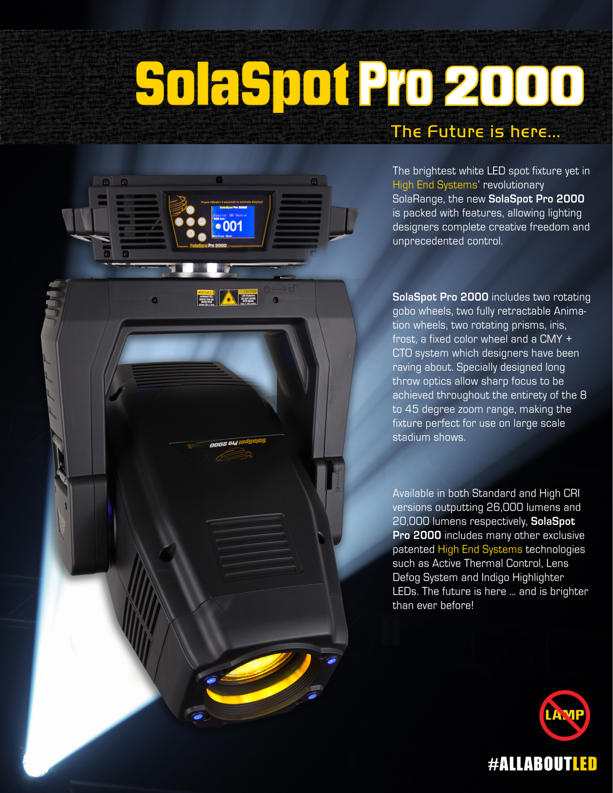 High End Systems SolaSpot 2000 User Manual