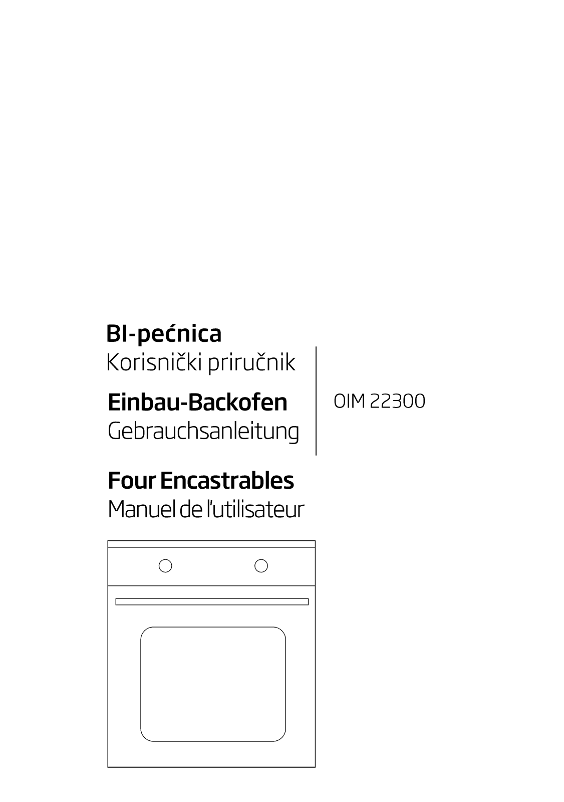 Beko OIM 22300 X User Manual