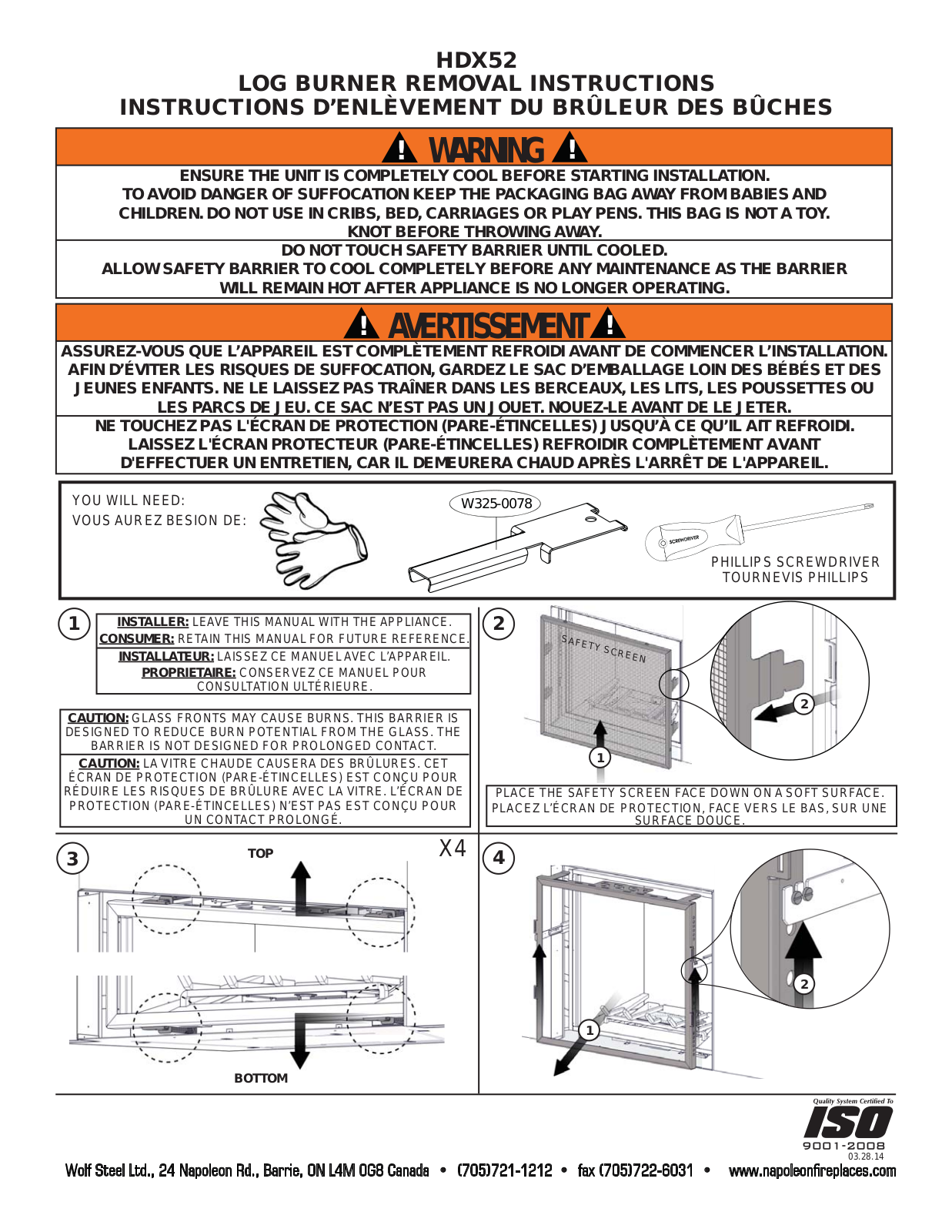 Napoleon HDX52NT User Manual