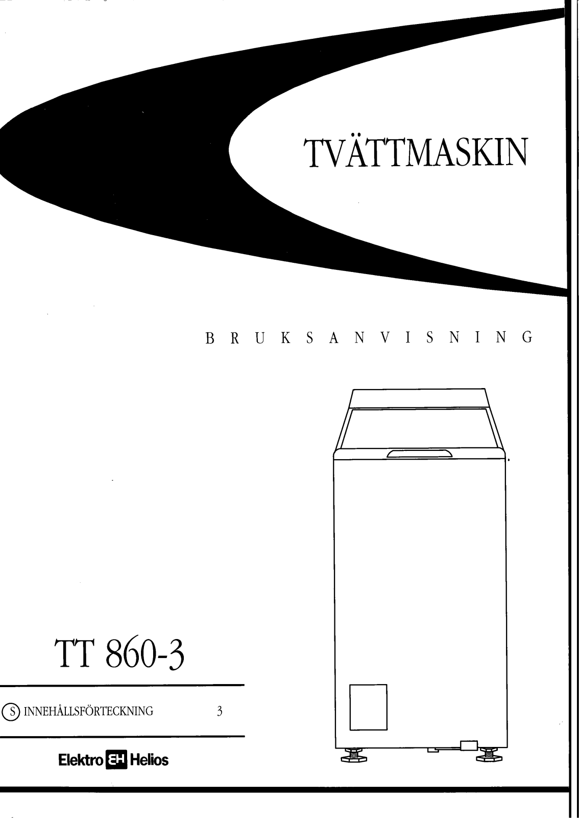 Elektro helios TT860-3 User Manual