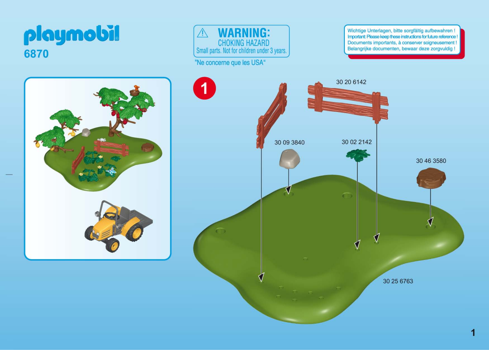 playmobil 6870 Instructions