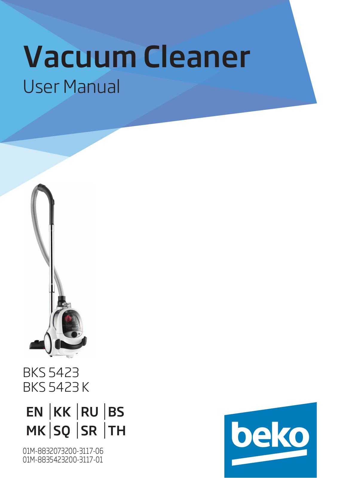 Beko BKS 5423 K, BKS 5423 User manual