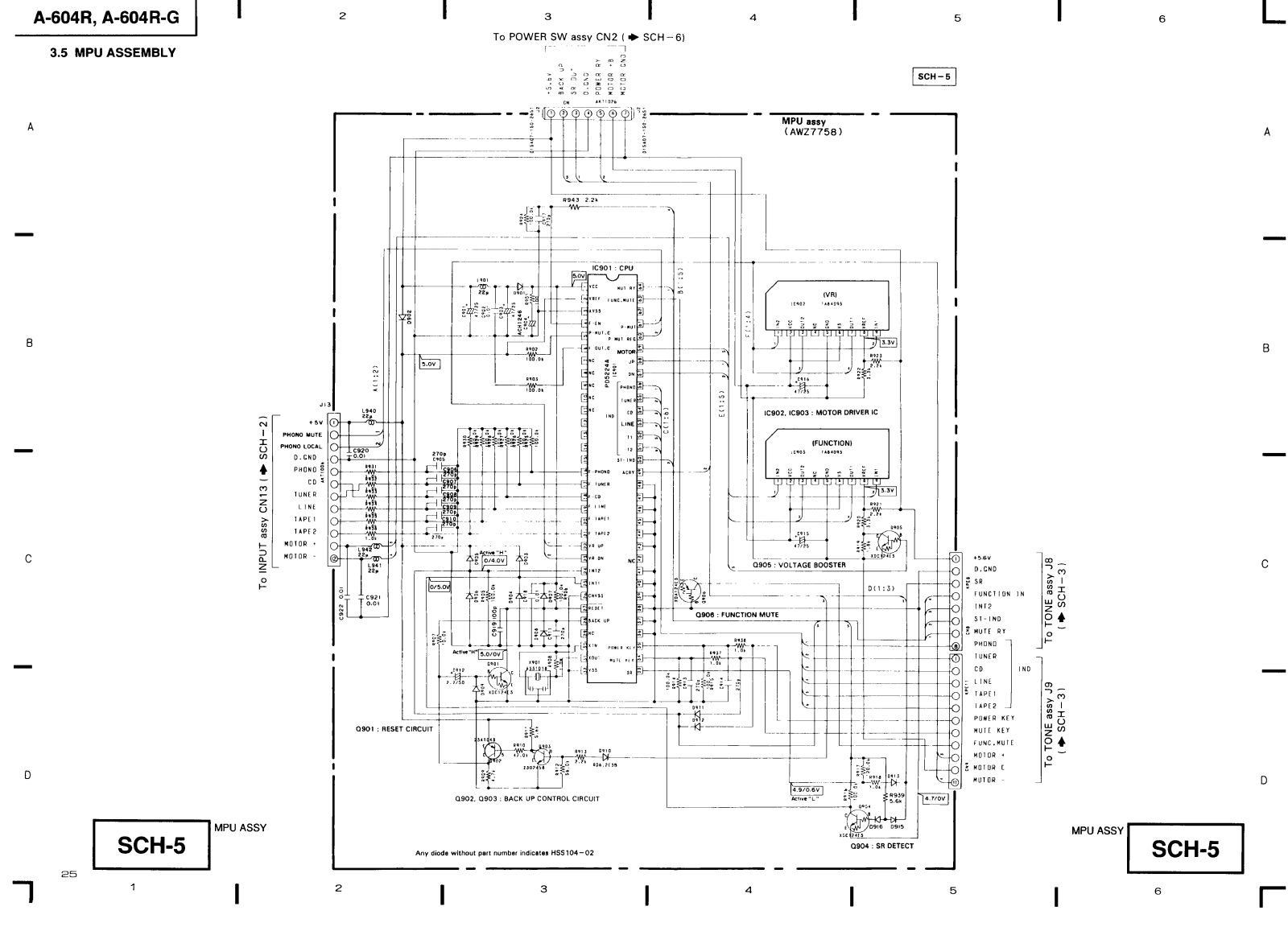 PIONEER A-604, A-604R Service Manual