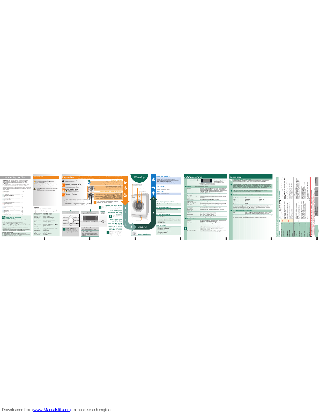 Siemens washing machine, WM16S794GB, WM14S794GB, WM14S79BGB Operating Instructions Manual