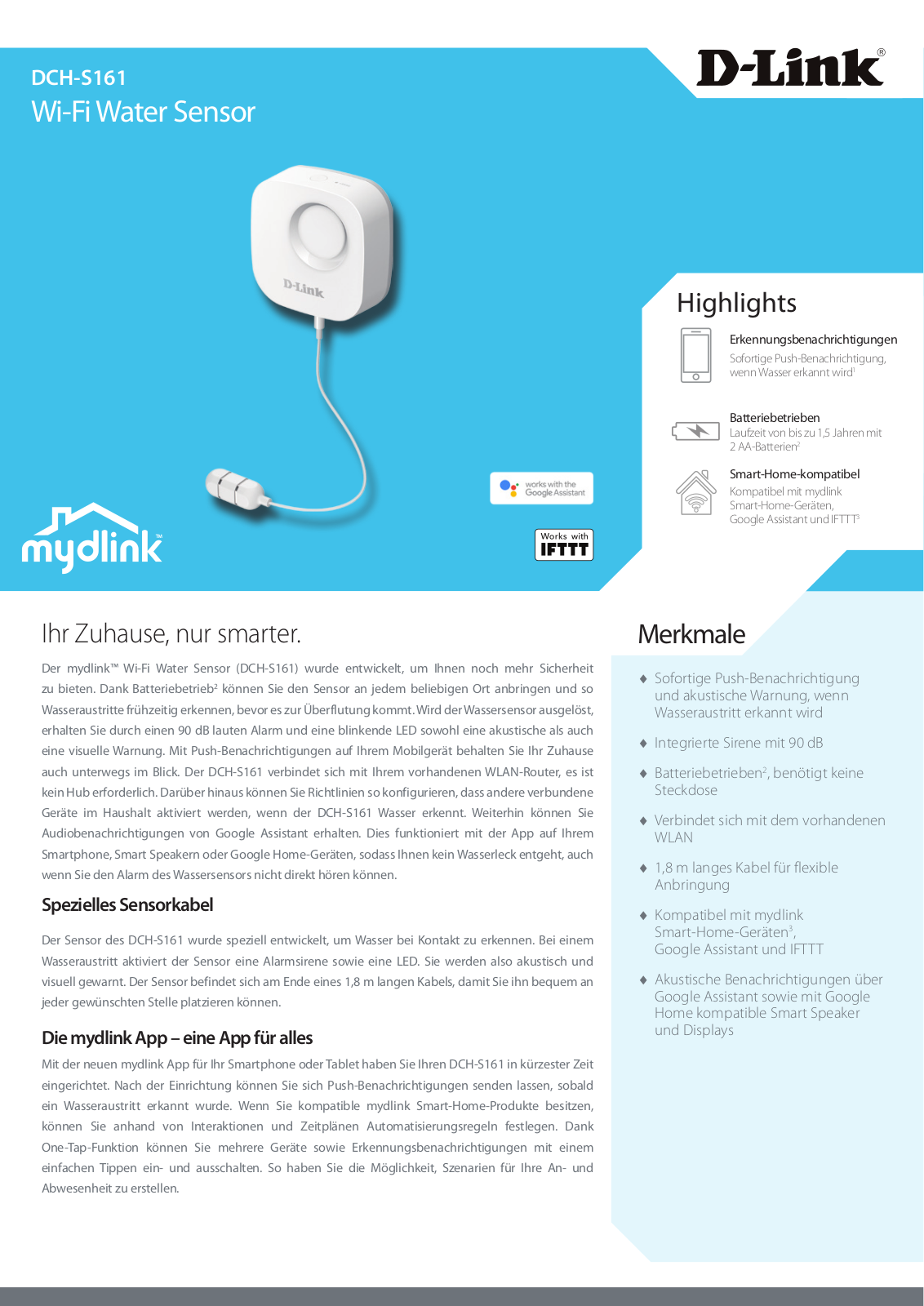 D-Link DCH-S161 User Manual