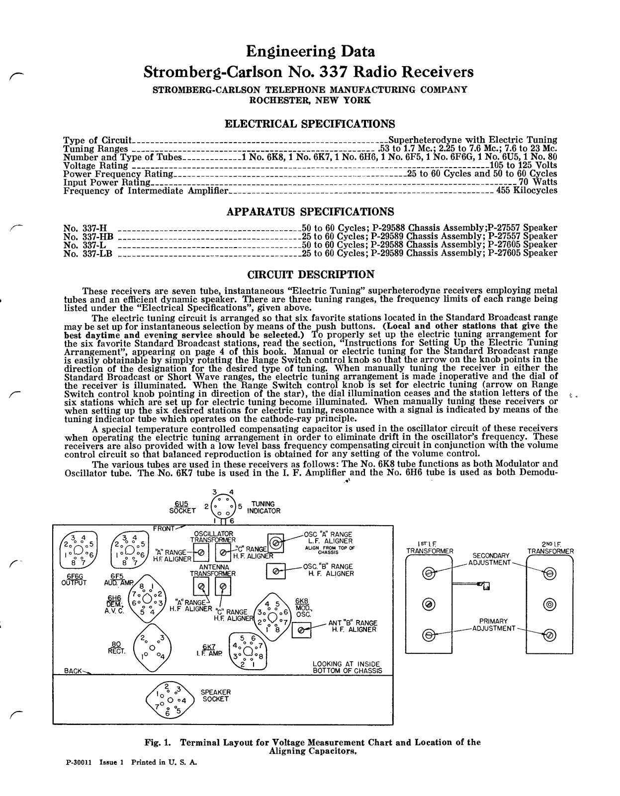 Stromberg Carlson 337 schematic