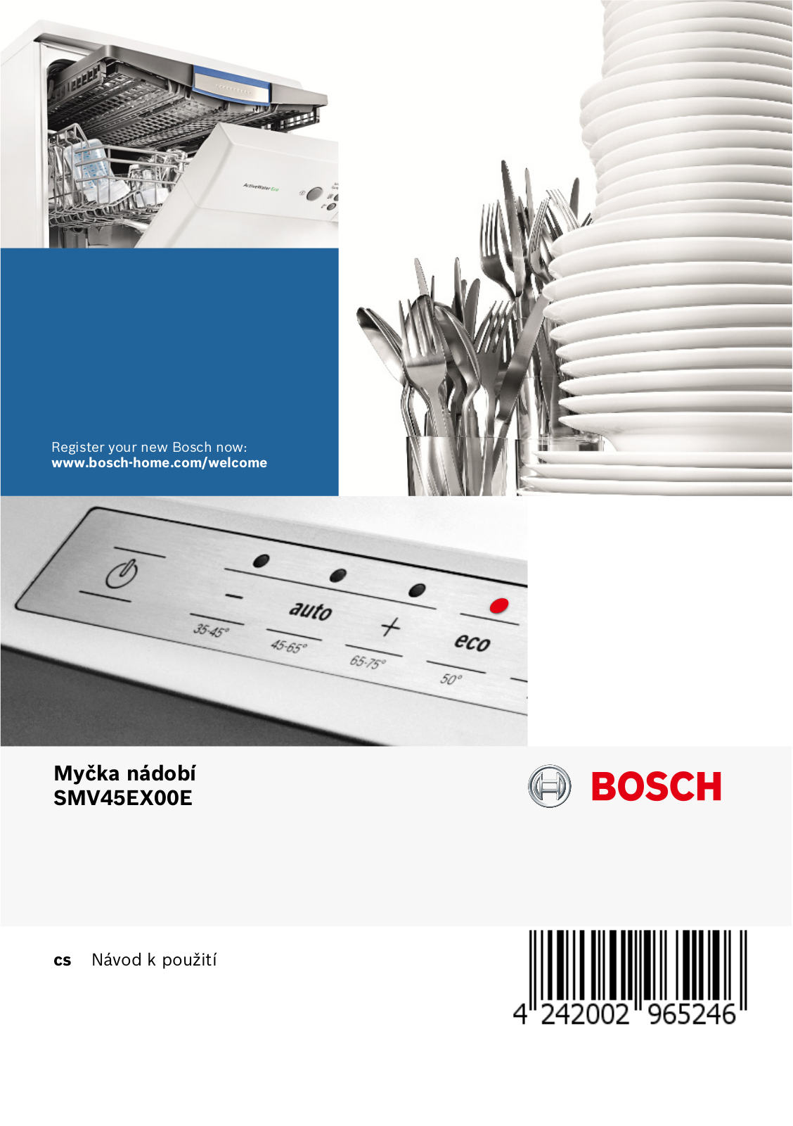 Bosch SMV45EX00E User Manual