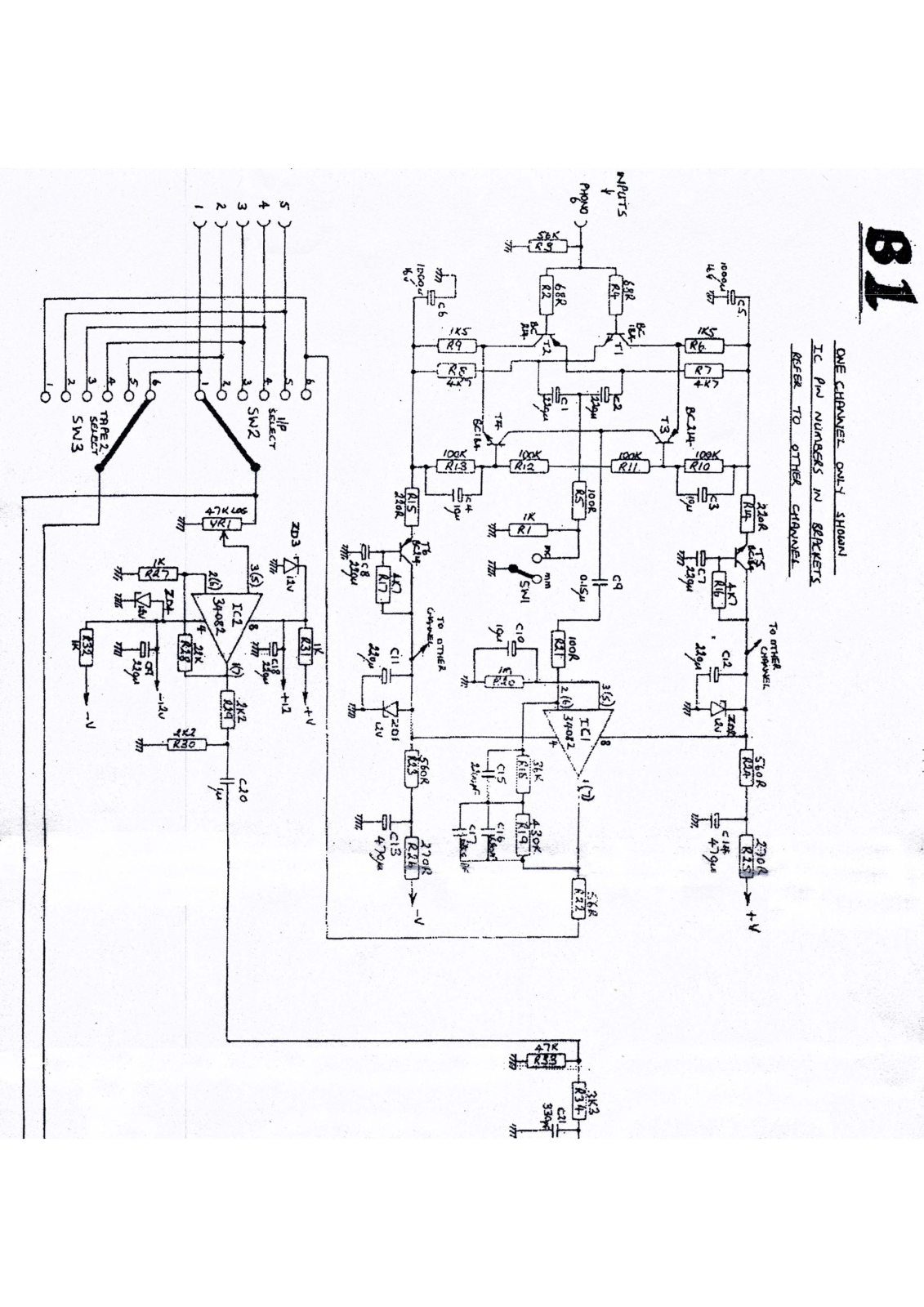 Musical Fidelity b1 schematic