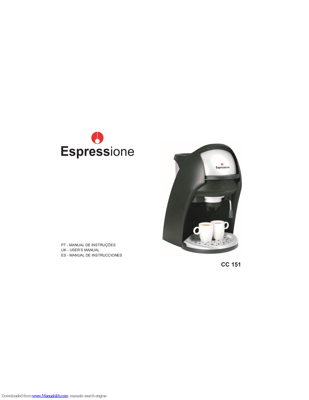 Espressione CC151 User Manual - ManualMachine.com
