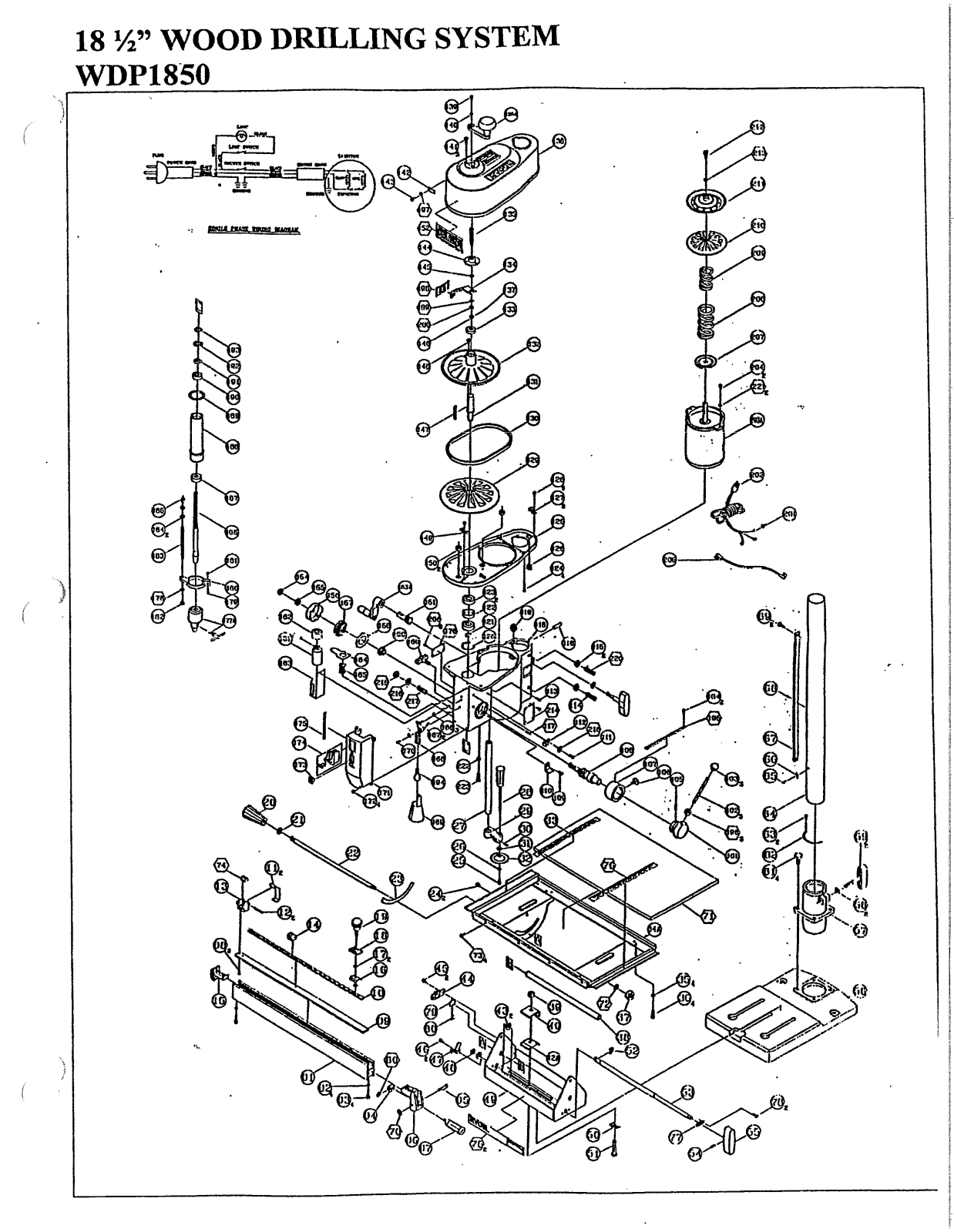 Ryobi WDP1850 User Manual