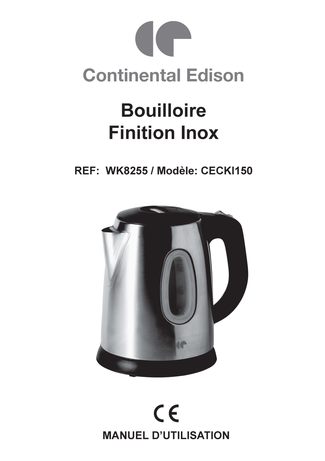 CONTINENTAL EDISON CECKI150 User Manual