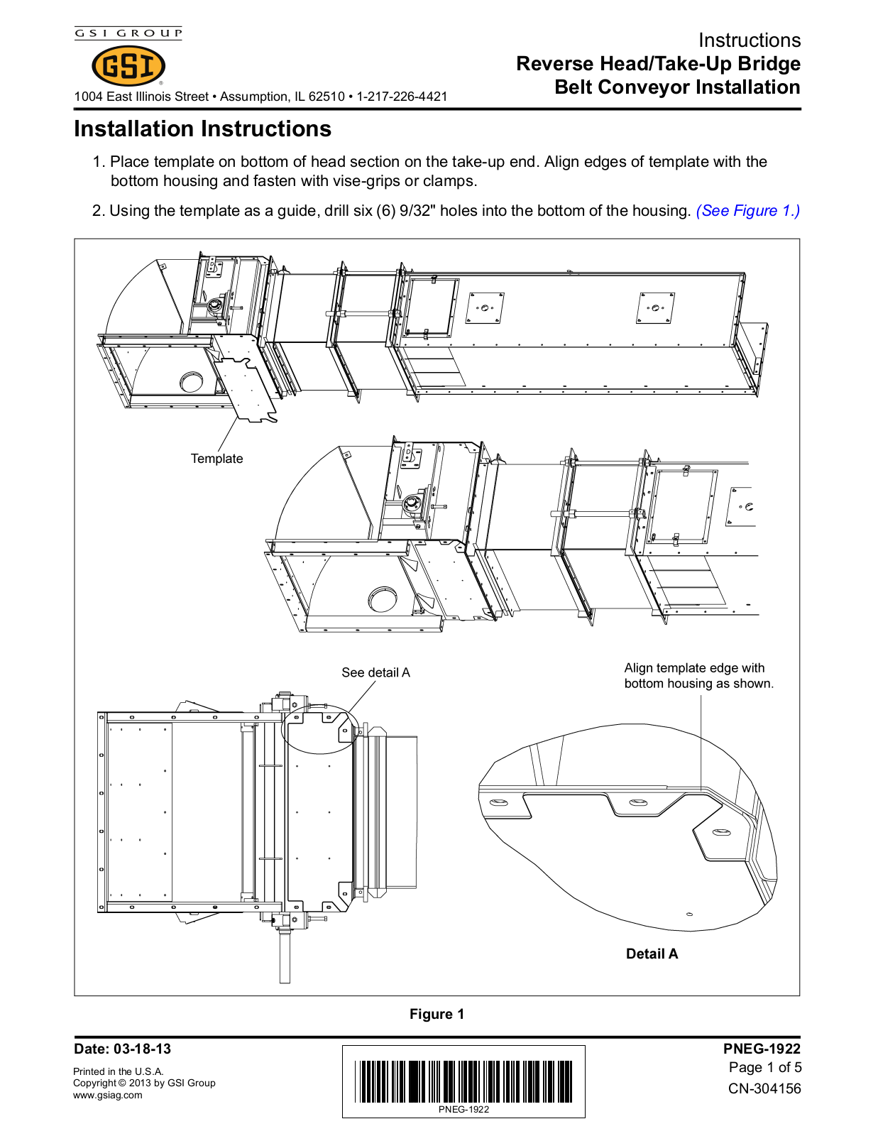 GSI PNEG-1922 User Manual