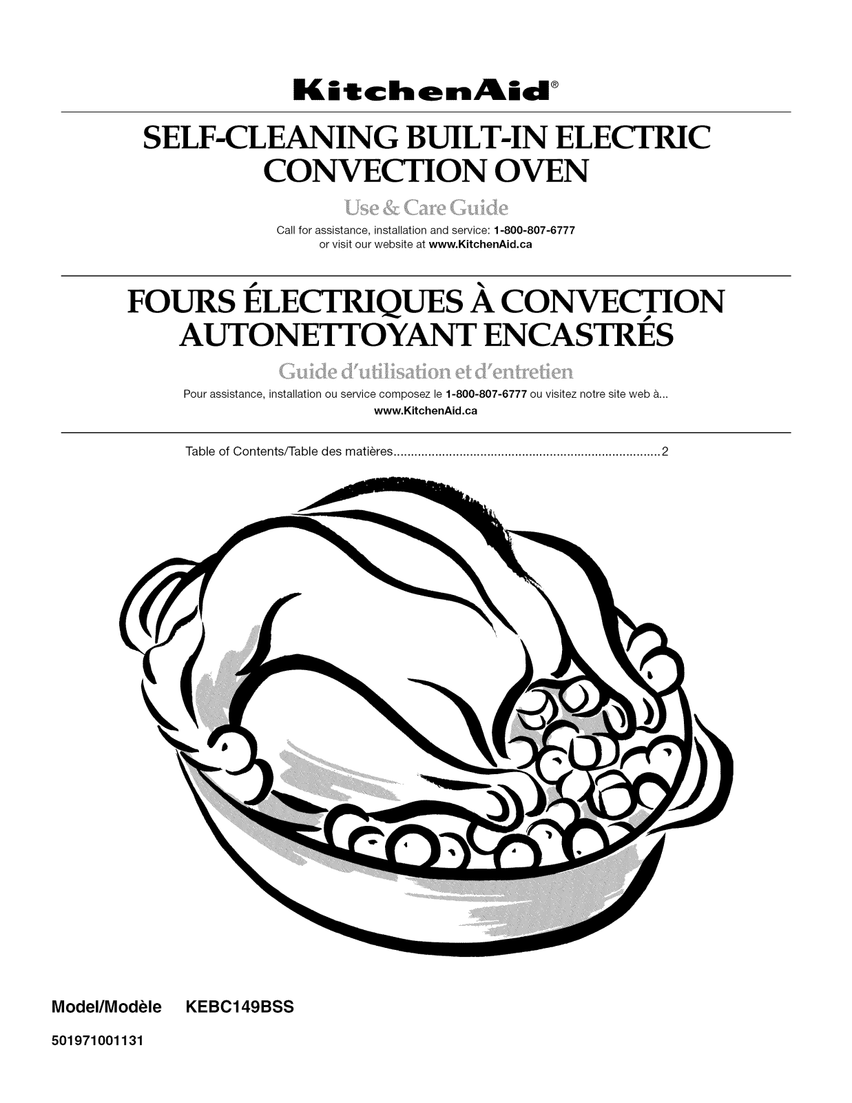 KitchenAid KEBC149BSS0 Owner’s Manual