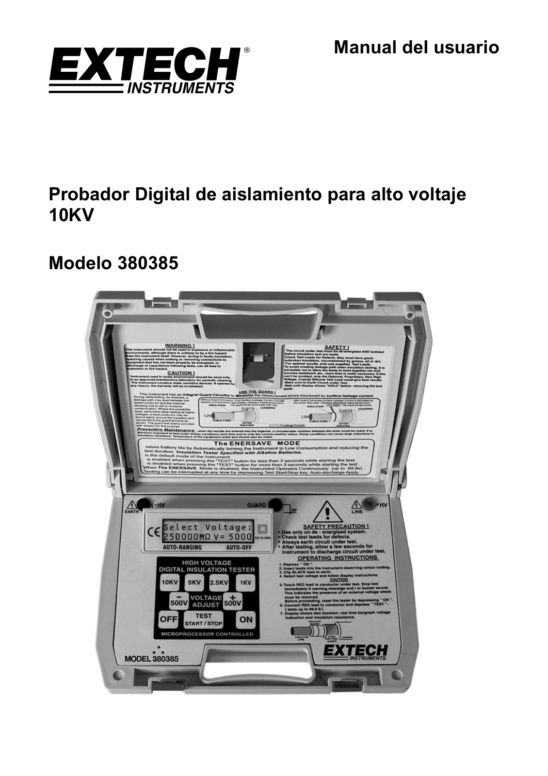 Extech Instruments 380385 User Manual