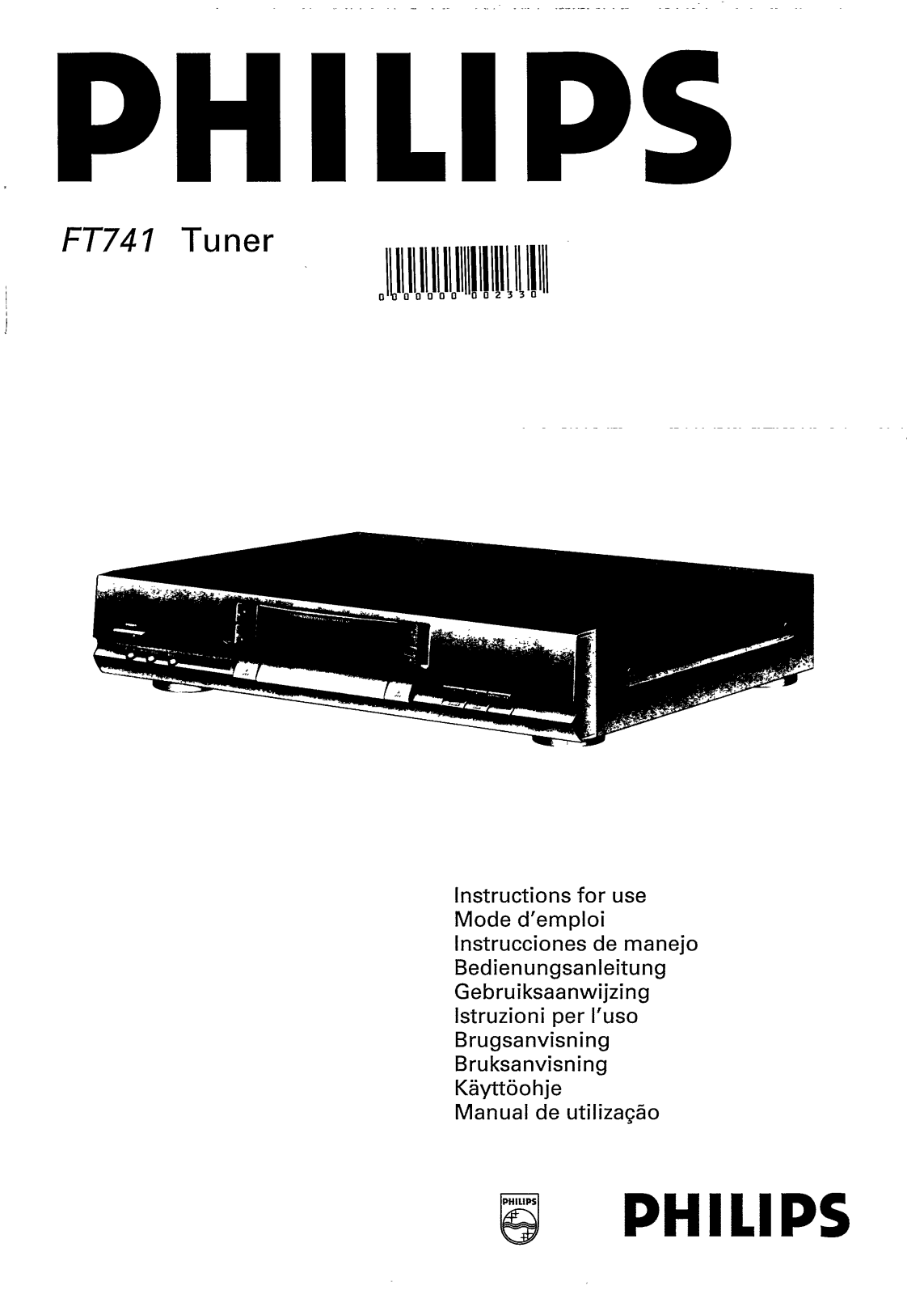 Philips FT741/00 User Manual