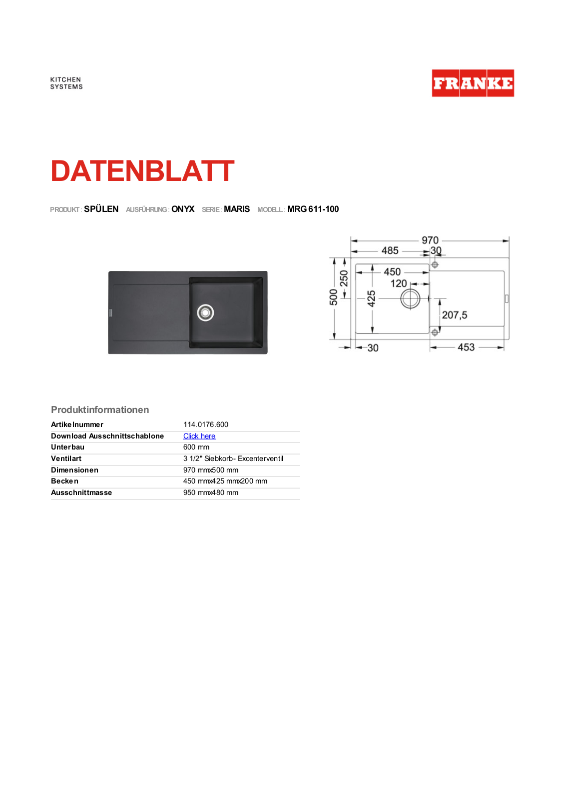 Franke MRG 611-100 Service Manual