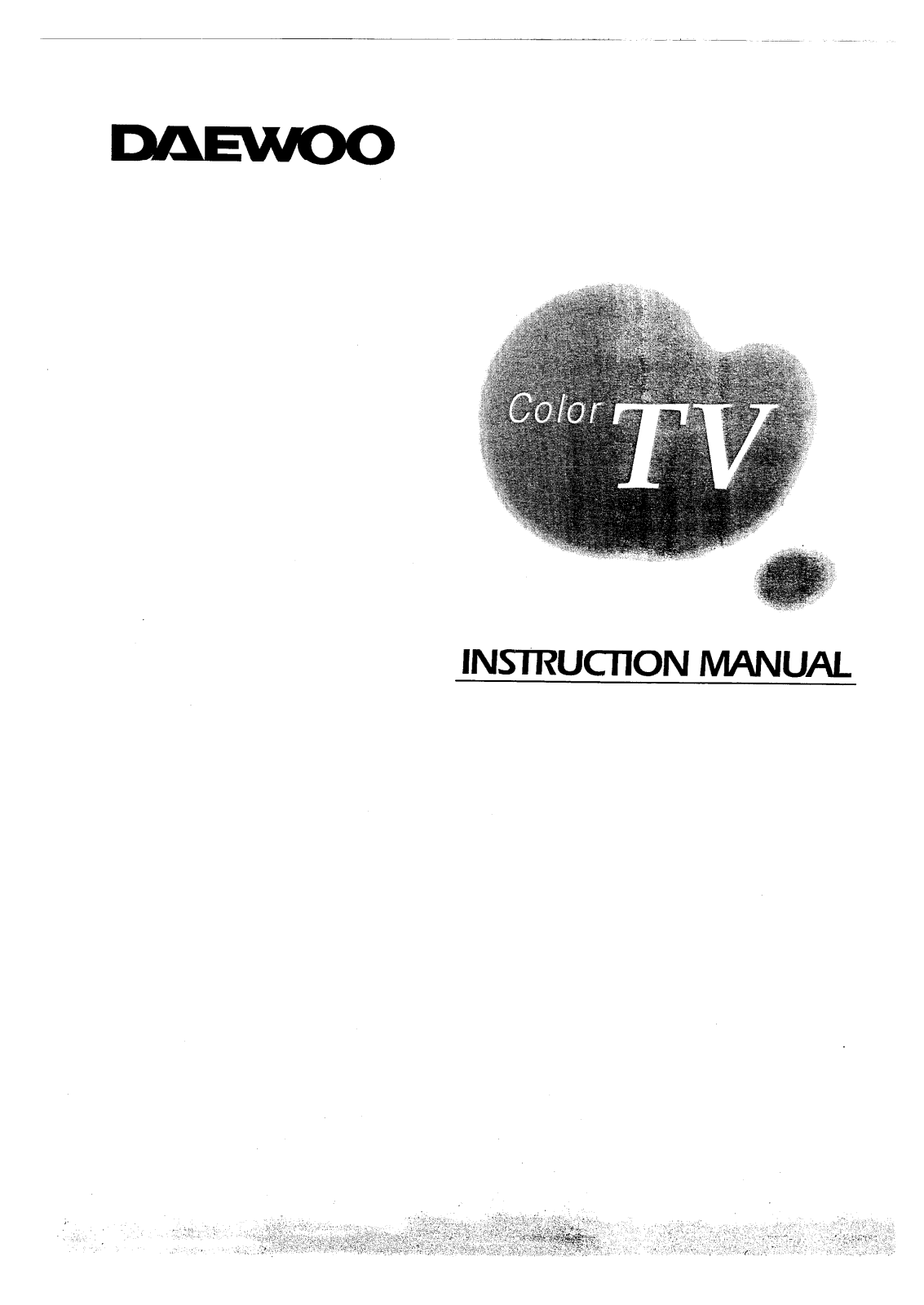 DAEWOO CTV14A1 User Manual