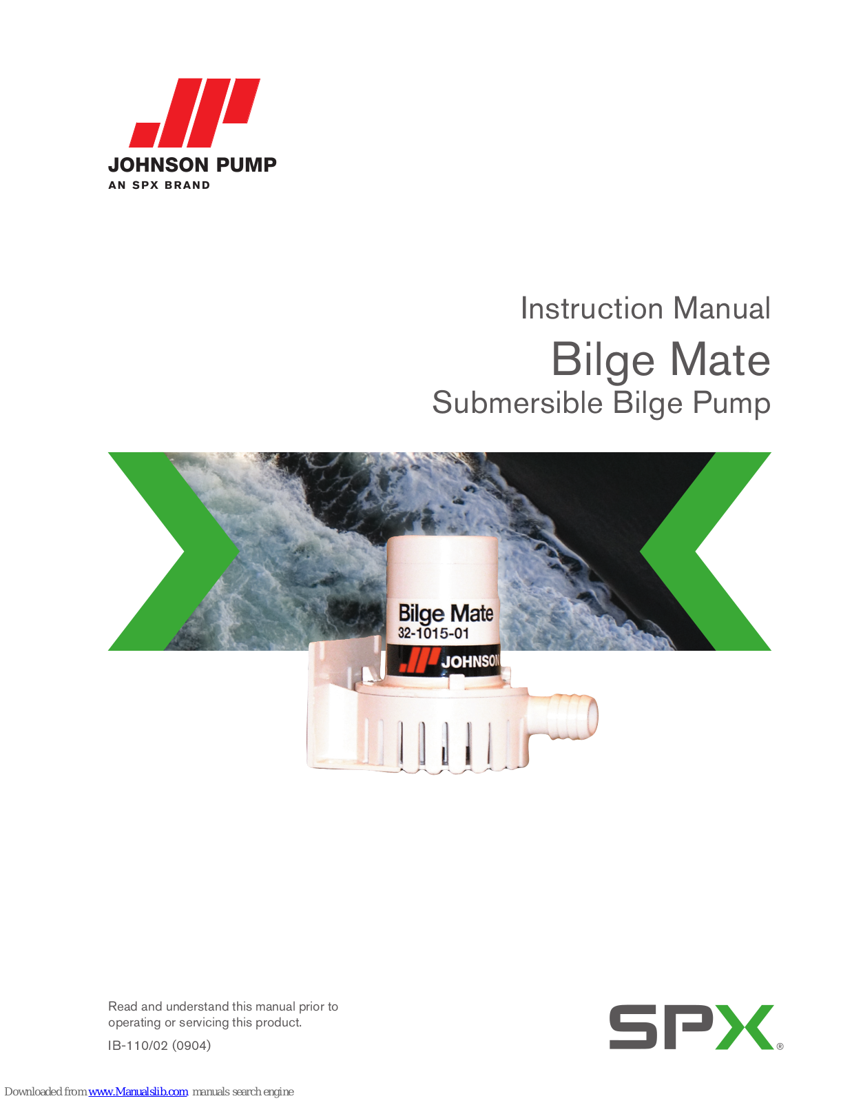 Johnson Pump Bilge Mate, IB-110 Instruction Manual - ManualMachine.com