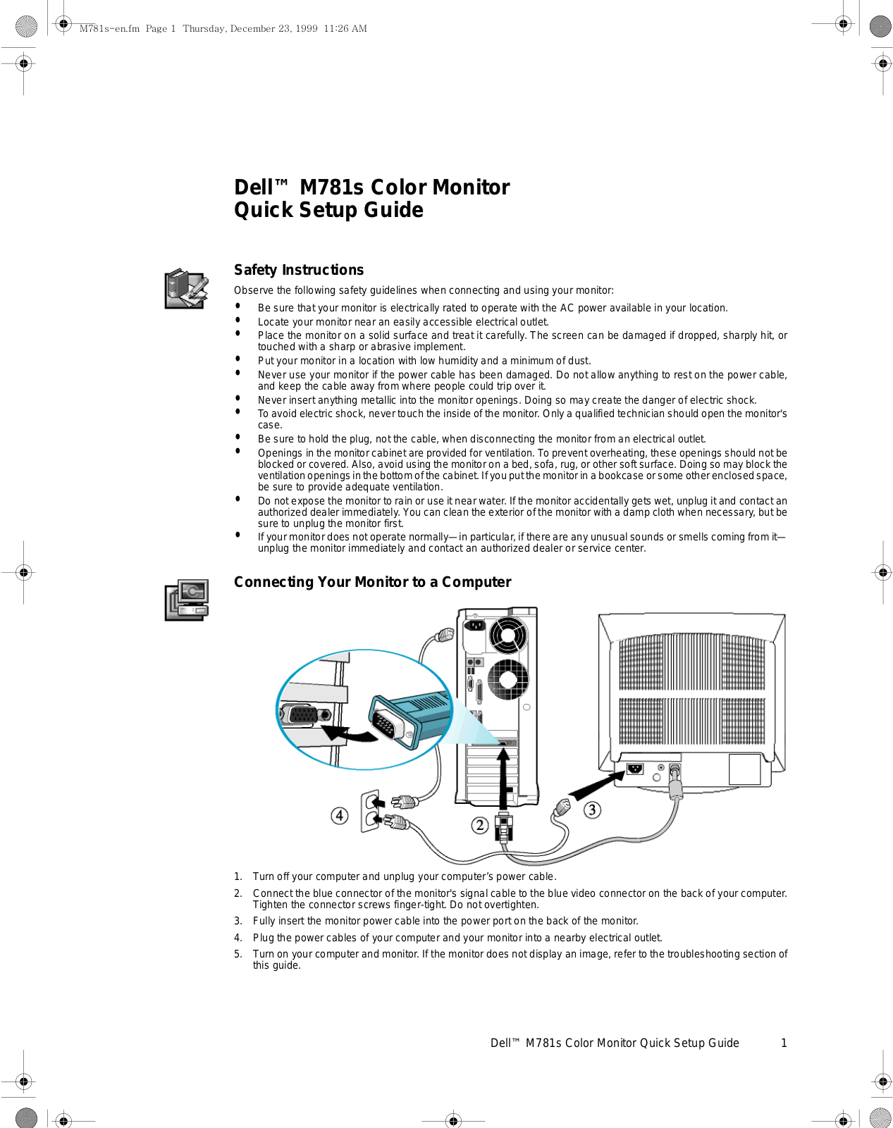 Dell M781s User Manual