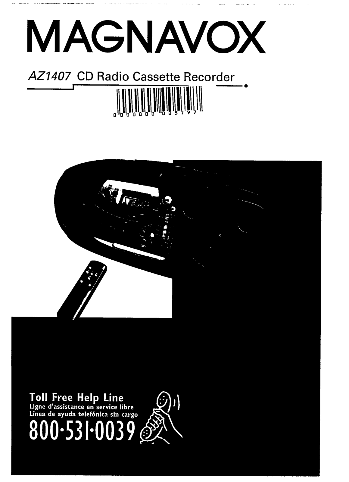 Philips AZ1407/17, AZ1407/05, AZ1407/00 User Manual