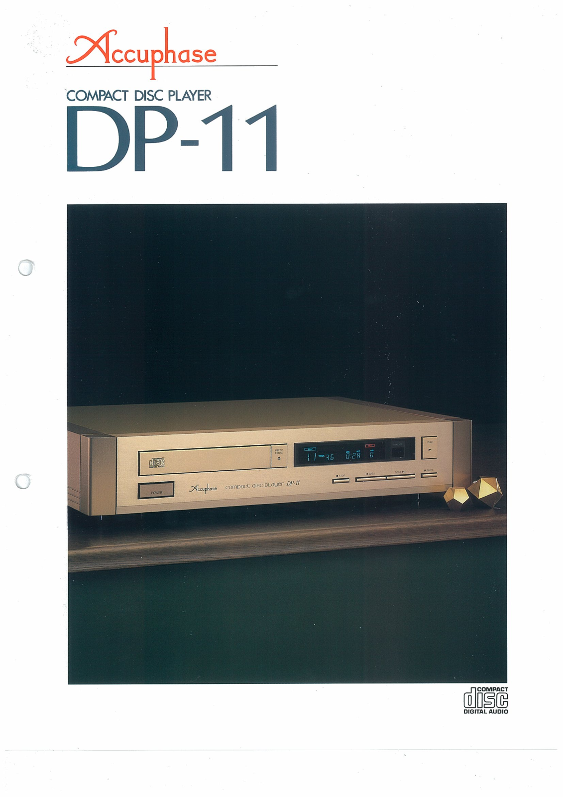 Accuphase DP-11 Brochure