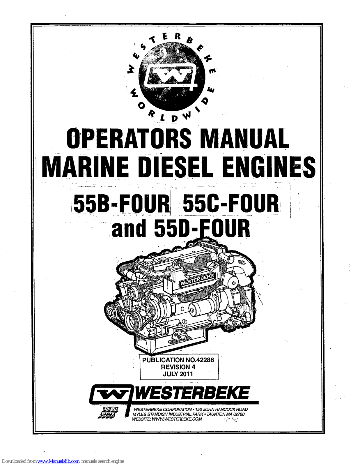 Westerbeke 55B-FOUR, 55C-FOUR, 55D- FOUR Operator's Manual - ManualMachine.com