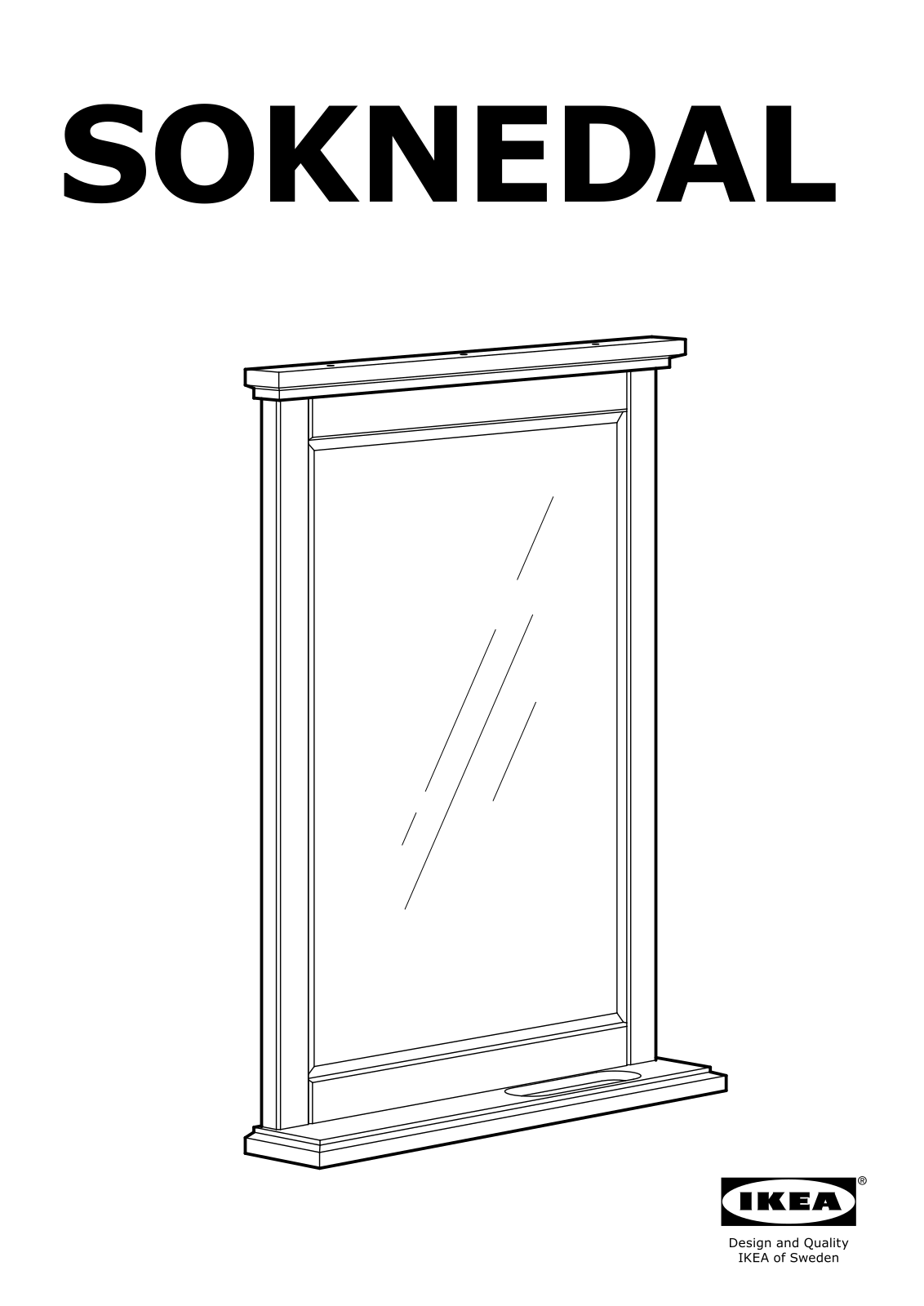 IKEA SOKNEDAL User Manual