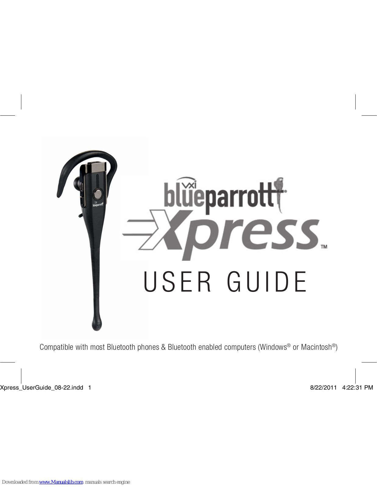 VXi BlueParrott Xpress User Manual